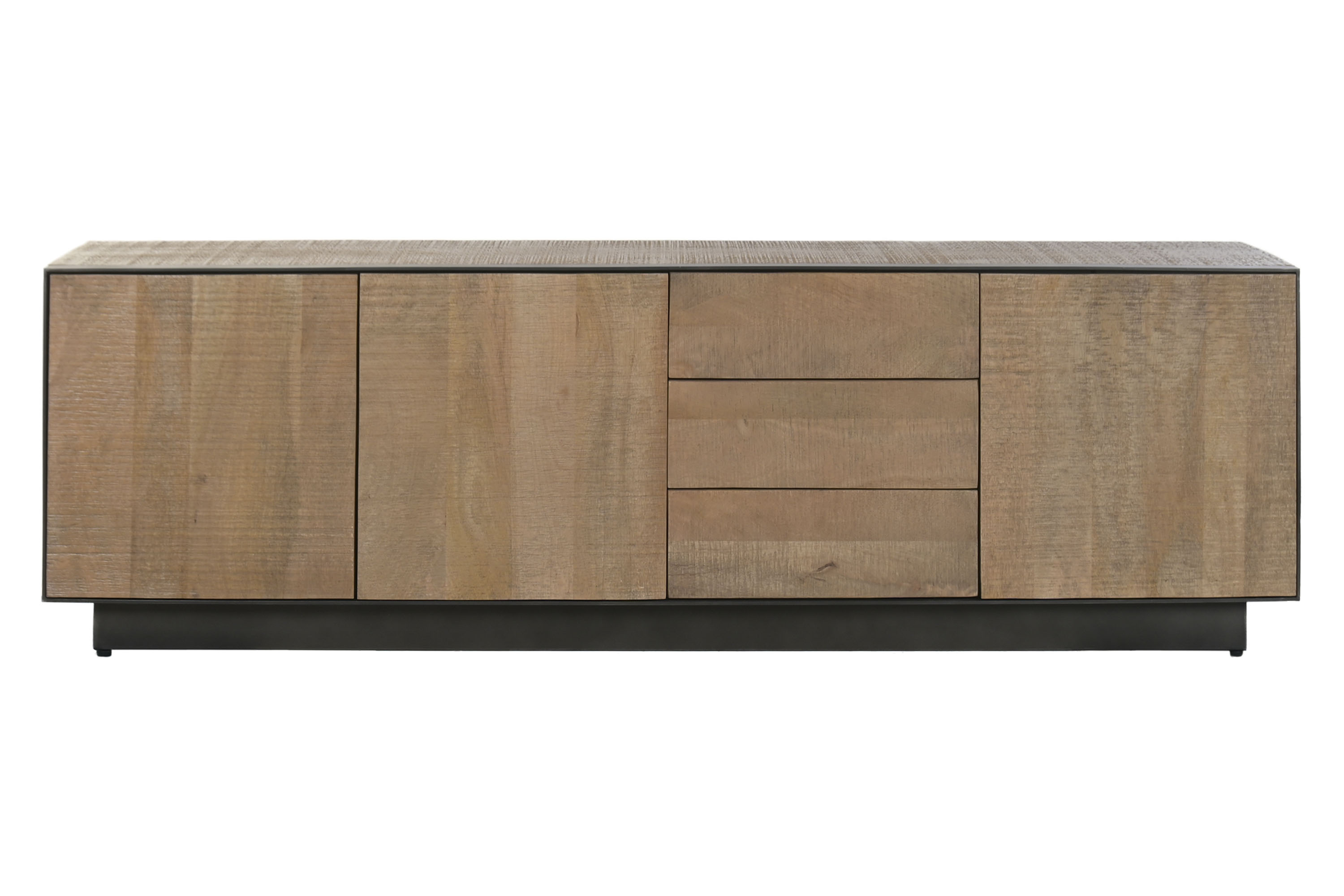 MUEBLE TV MANGO METAL 180X44,5X55 CHORRO DE ARENA