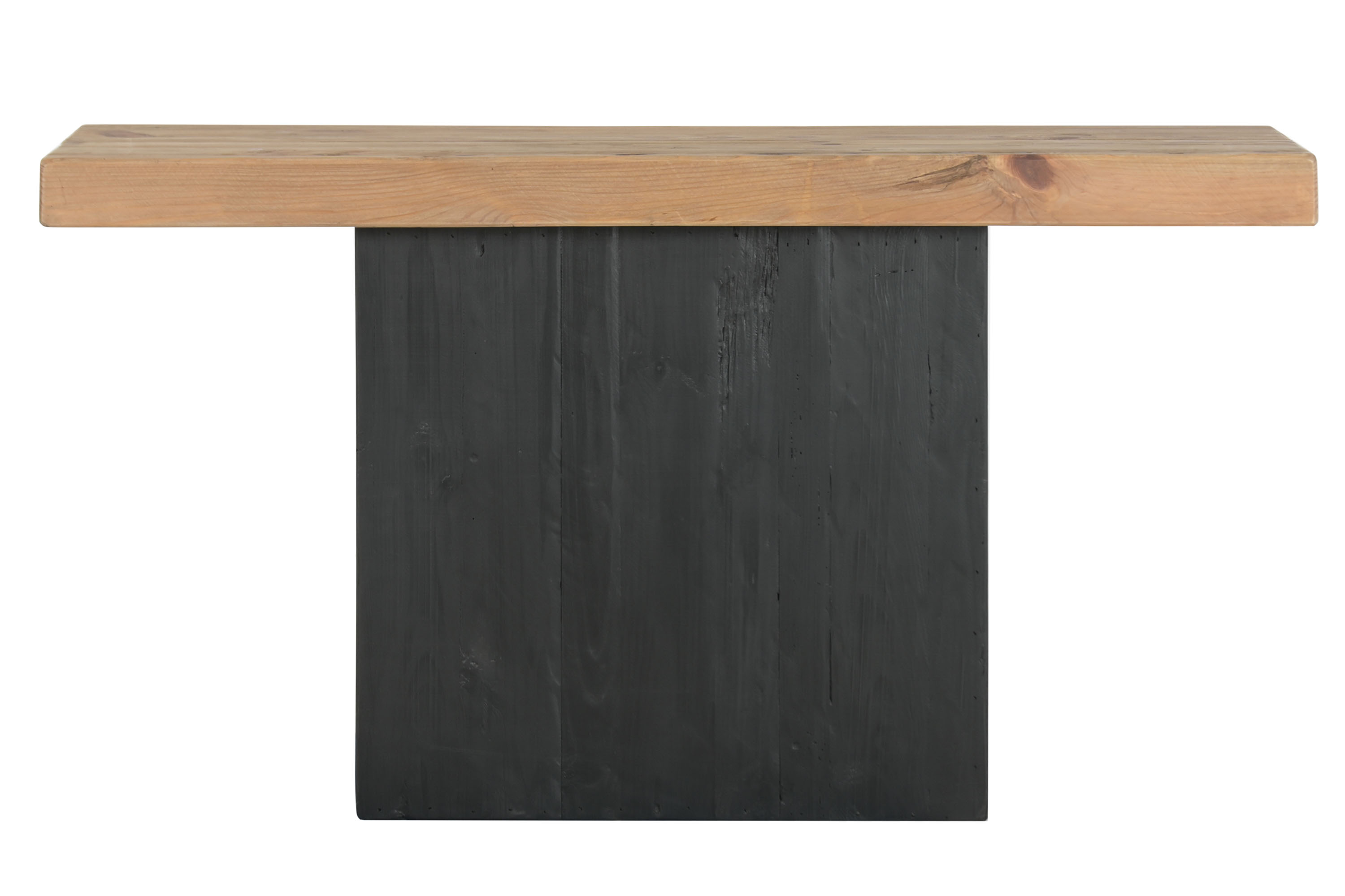 CONSOLA PINO MADERA RECICLADA 140X40X75 DESGASTADO