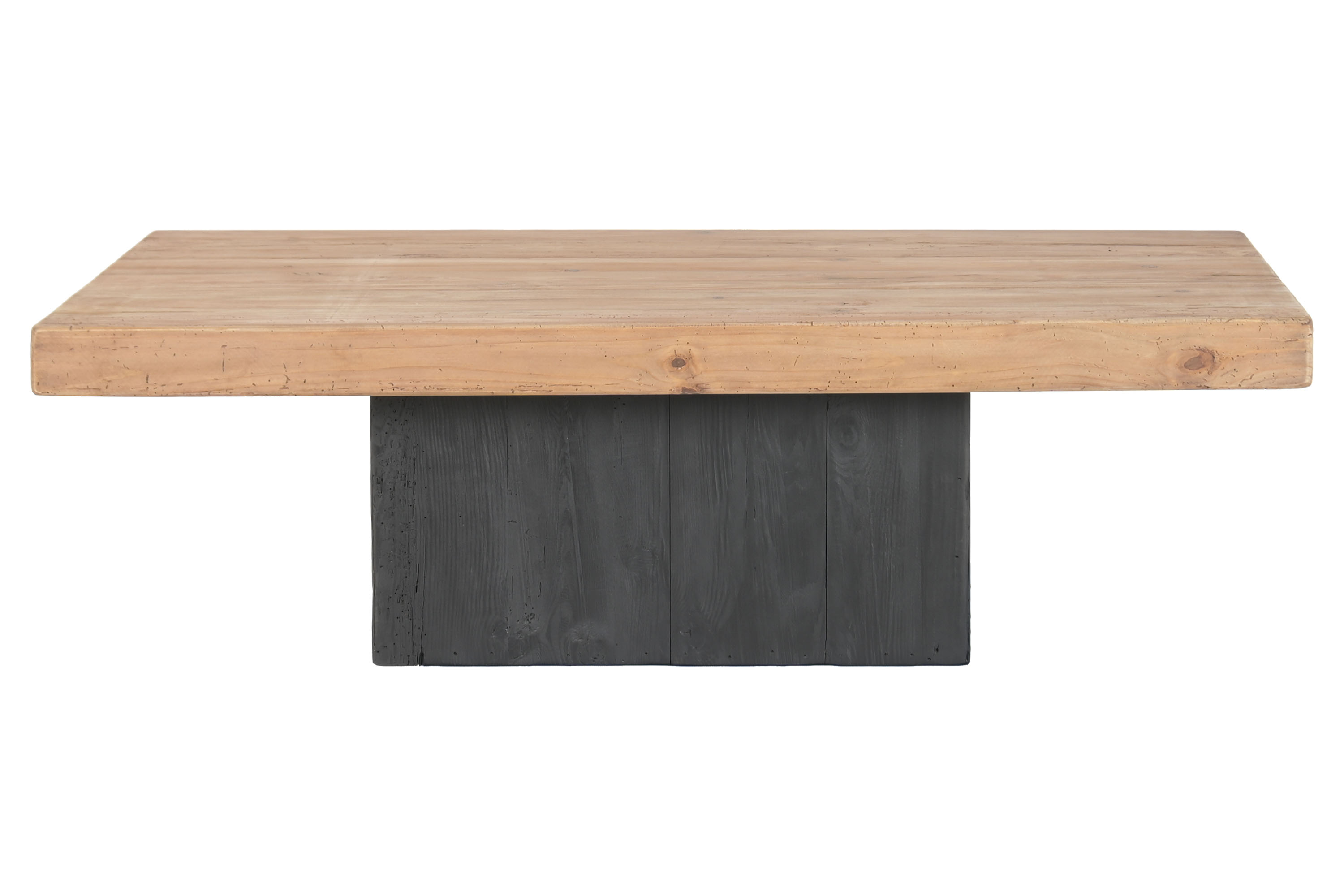 MESA CENTRO PINO MADERA RECICLADA 135X70X40
