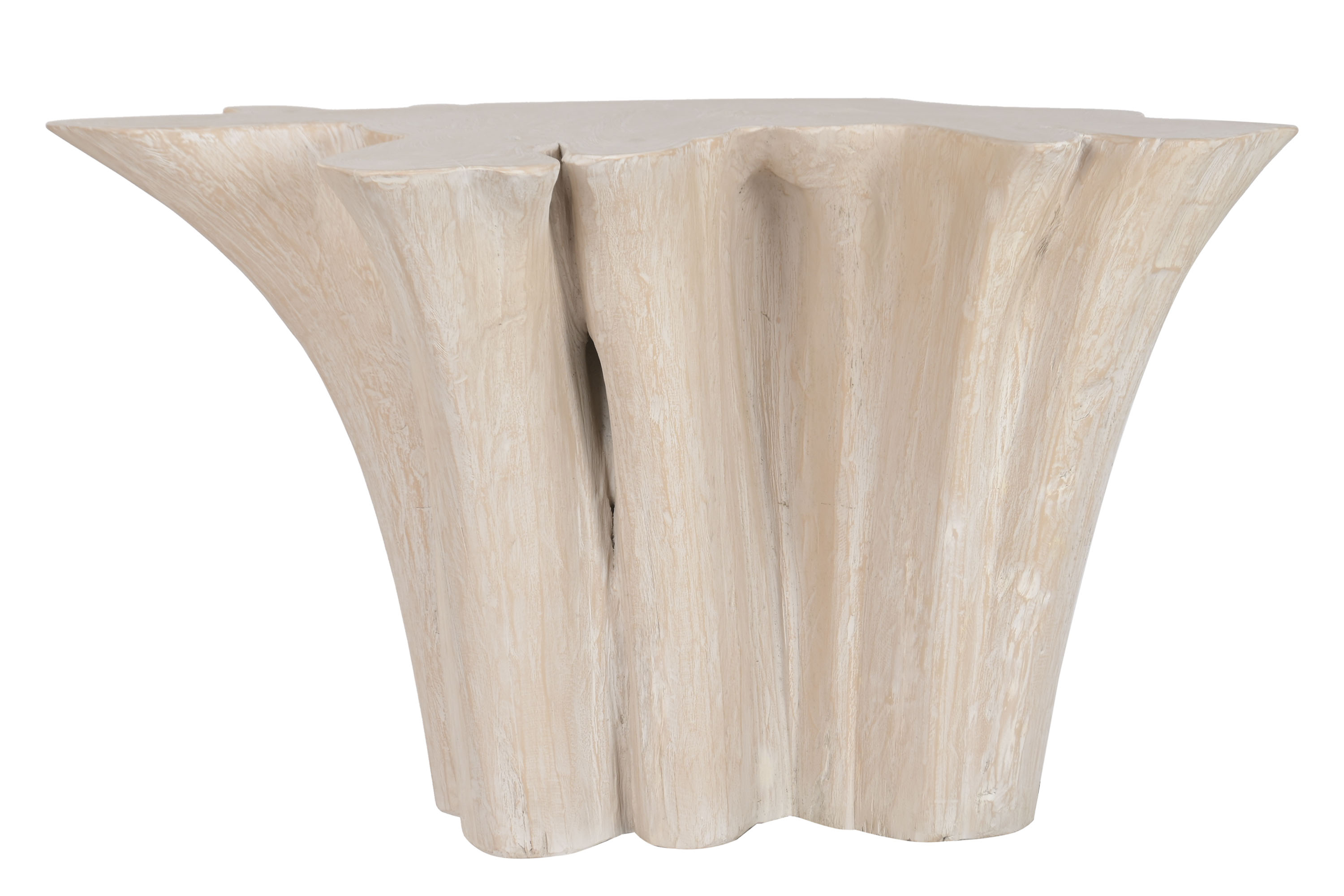 CONSOLA RAIZ DE TECA 120X40X77 DECAPE BLANCO