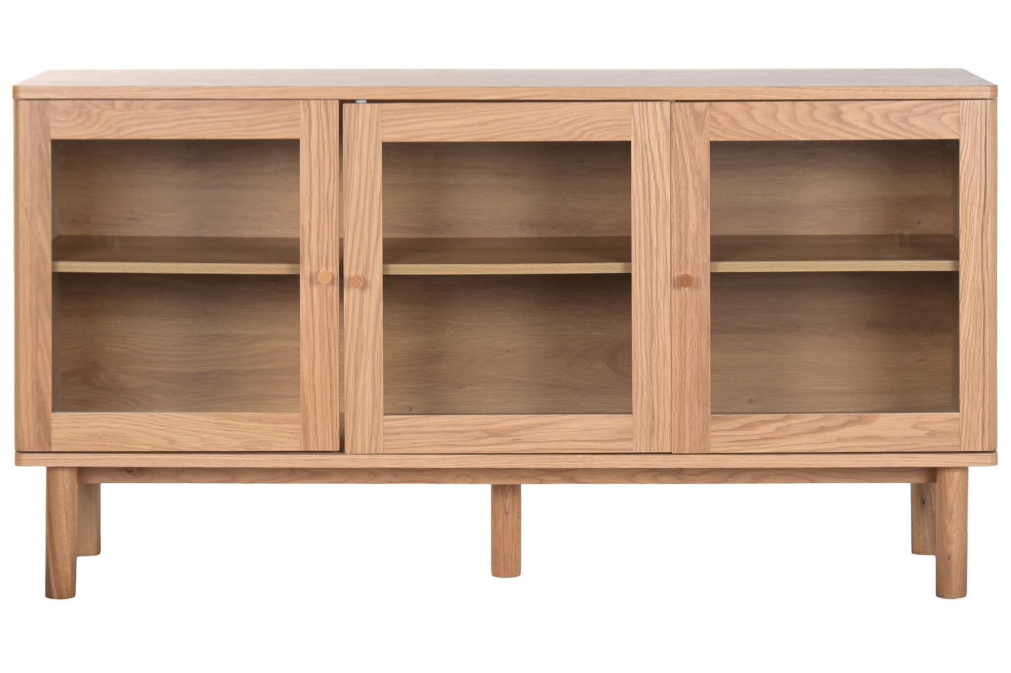 BUFFET MDF CRISTAL 140X40X75 NATURAL