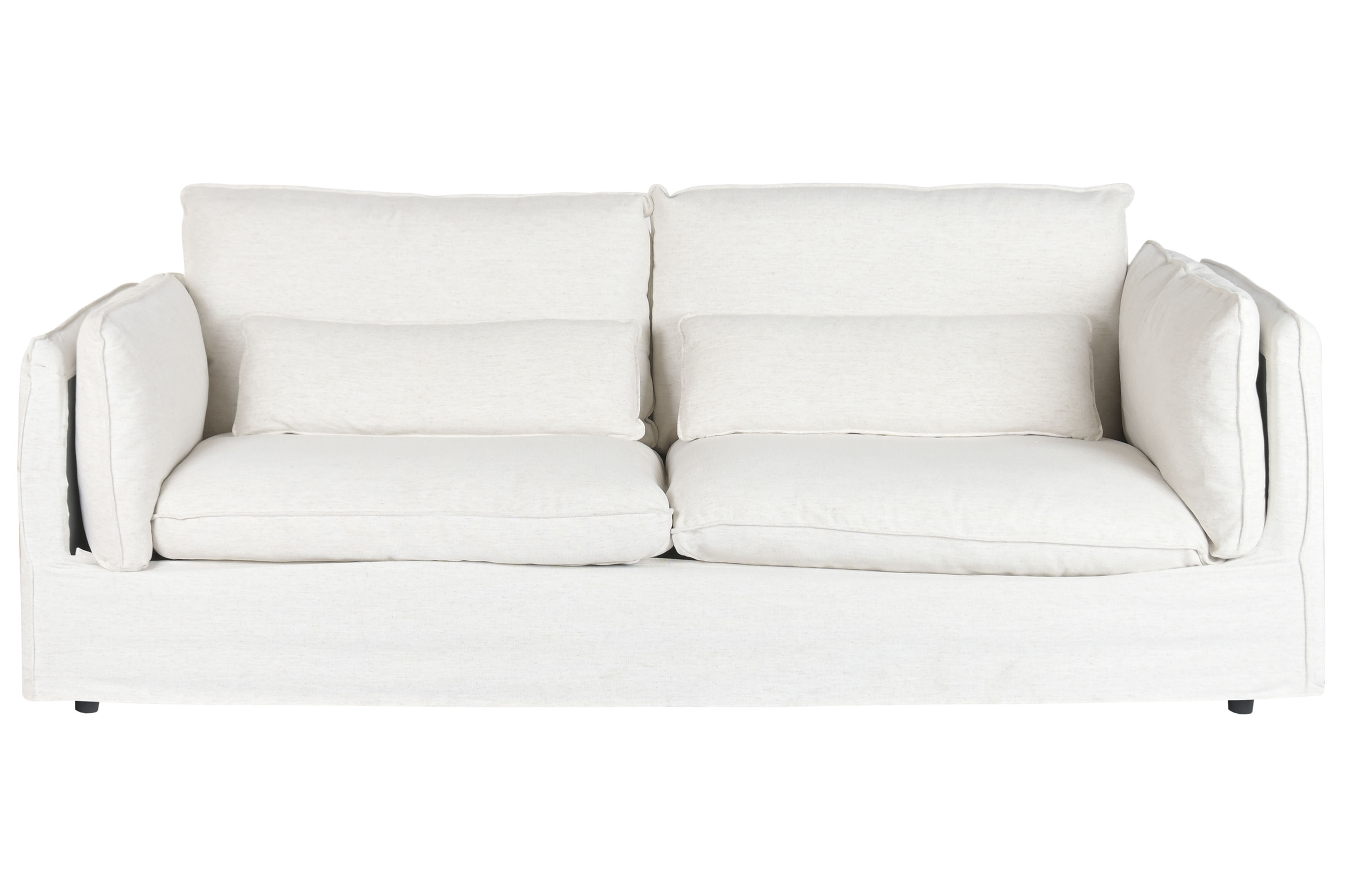 SOFA POLIESTER PLUMA 230X98X90 DESENFUDABLE