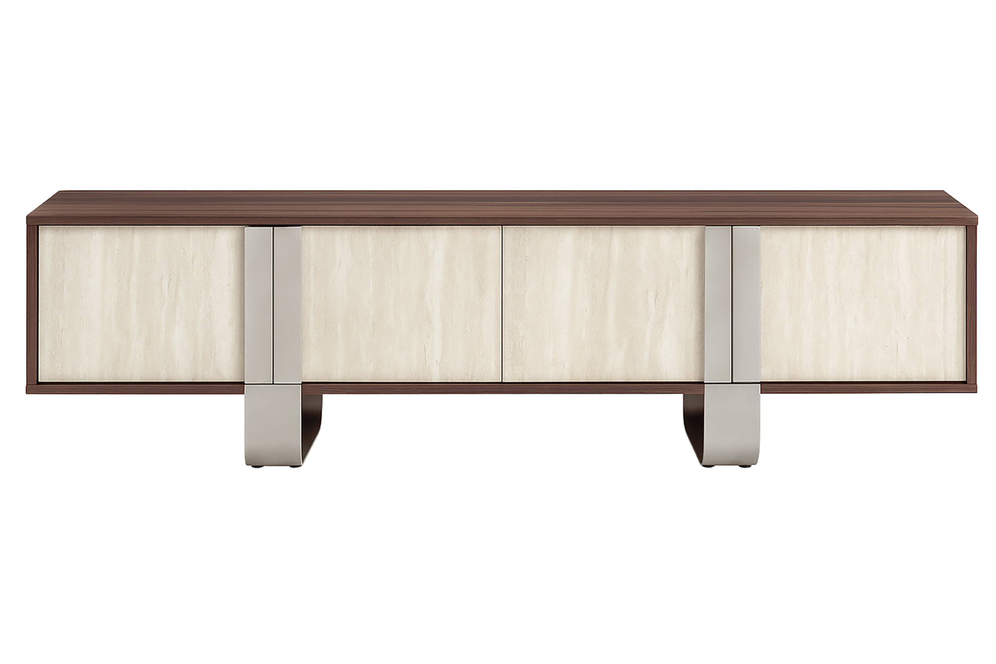 MUEBLE TV MDF METAL 180X40X43,5 SIMIL MARMOL