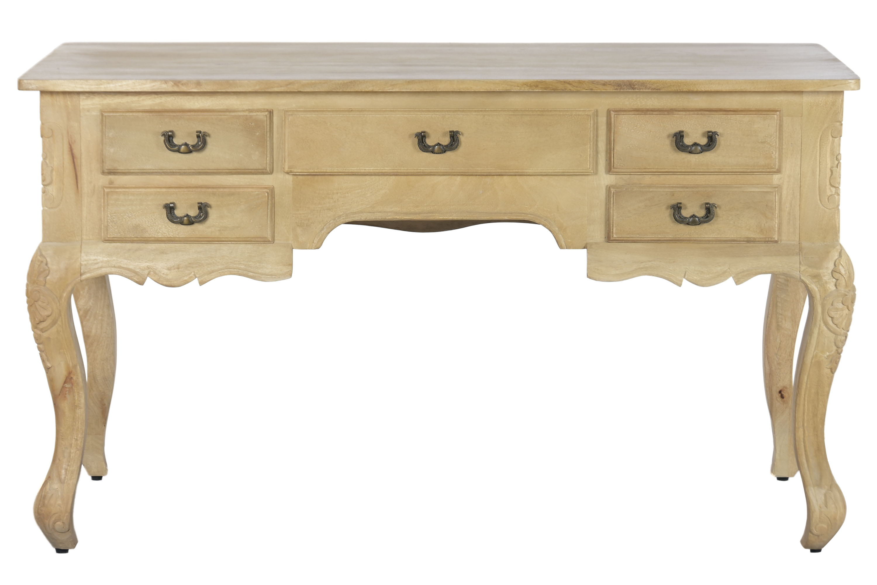 ESCRITORIO MADERA MACIZA 133X68X75 DECAPE NATURAL