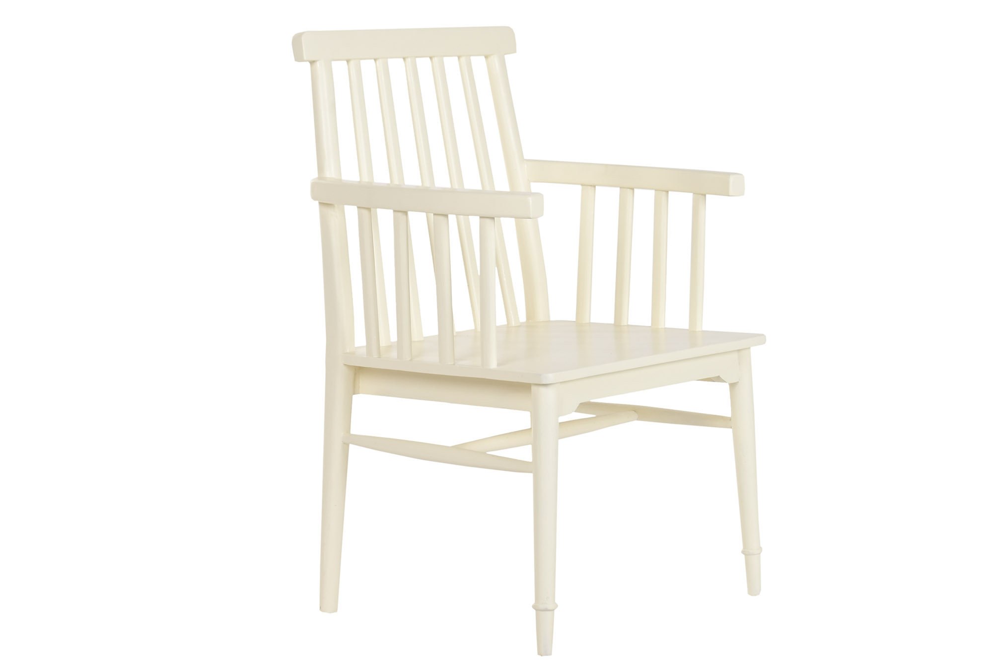 SILLA MANGO MDF 60X50X98 CREMA
