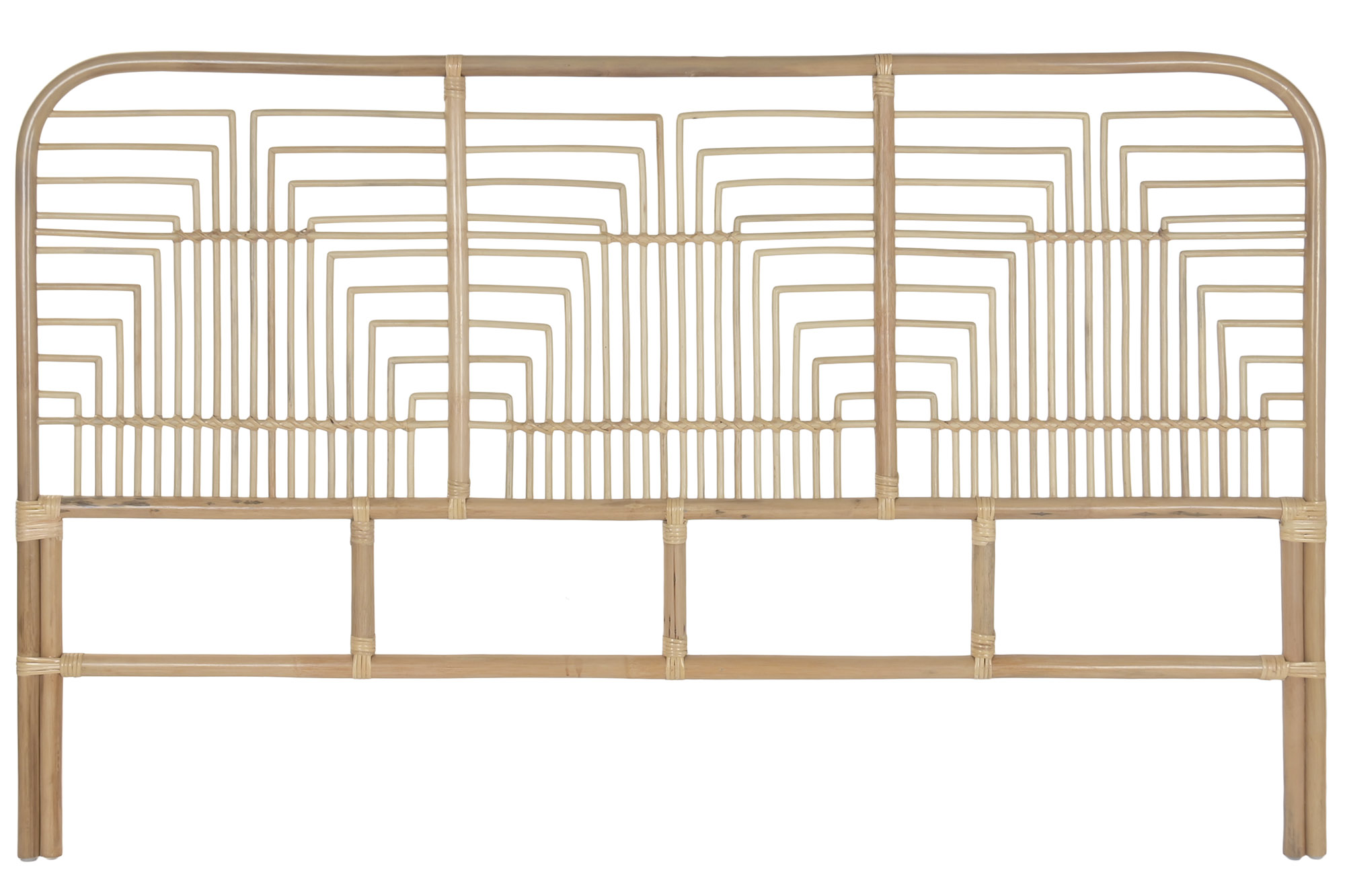 CABECERO CAMA RATAN 183X4X114 NATURAL