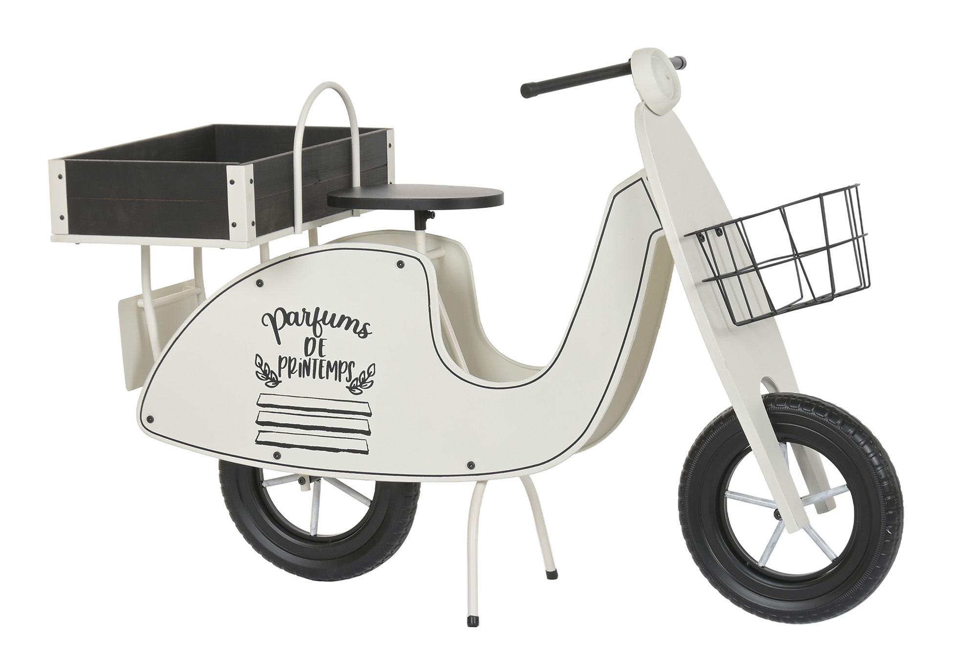 EXPOSITOR METAL 111X46X75 SCOOTER CREMA