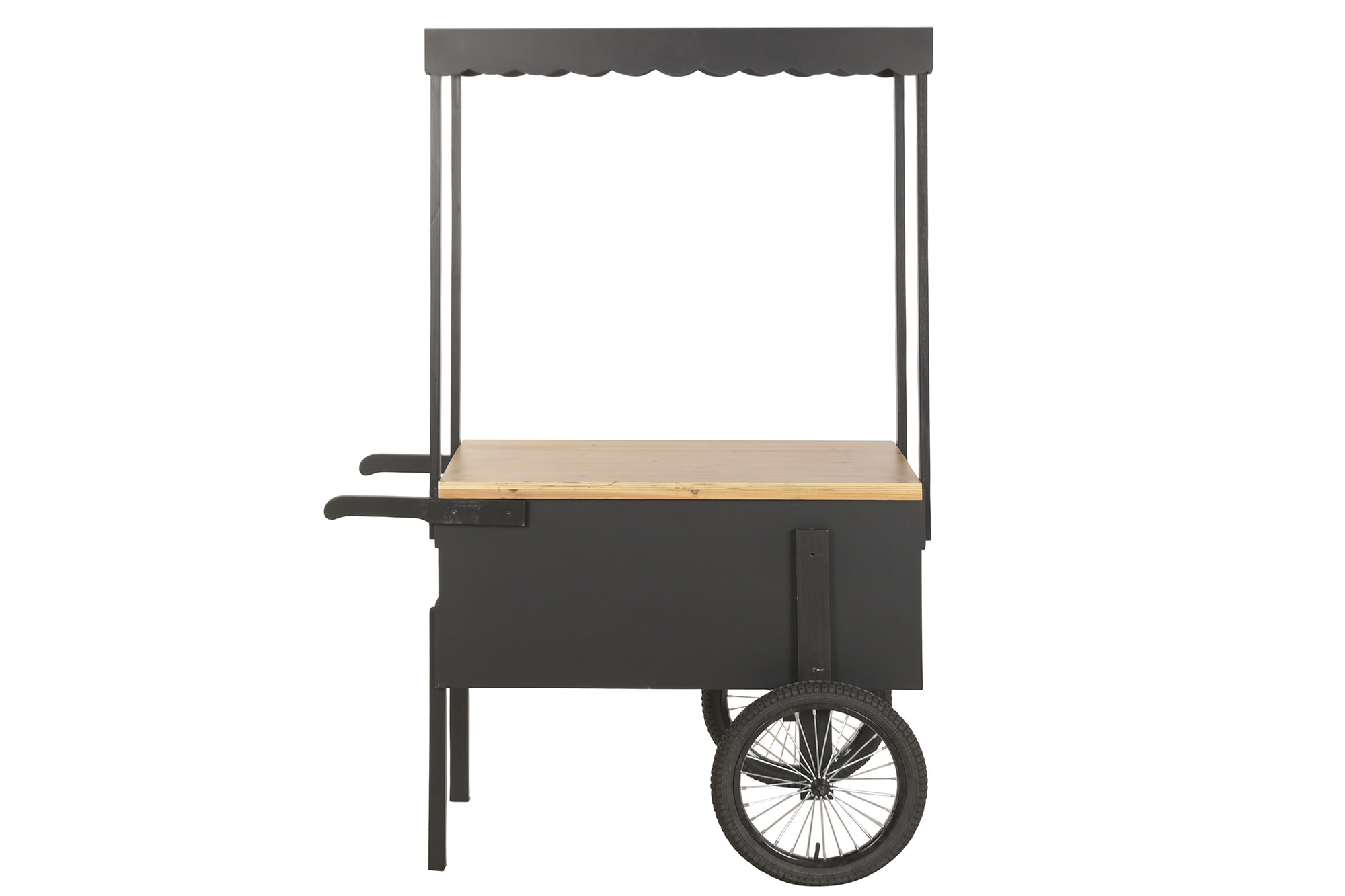 EXPOSITOR ABETO MDF 115X58X170 CARRO NEGRO