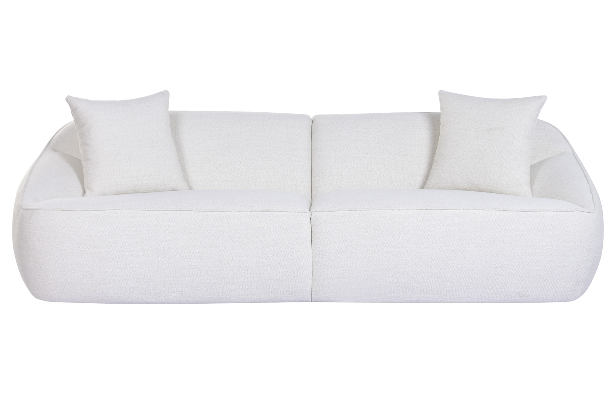 SOFA POLIESTER MADERA 234X98,5X69,5