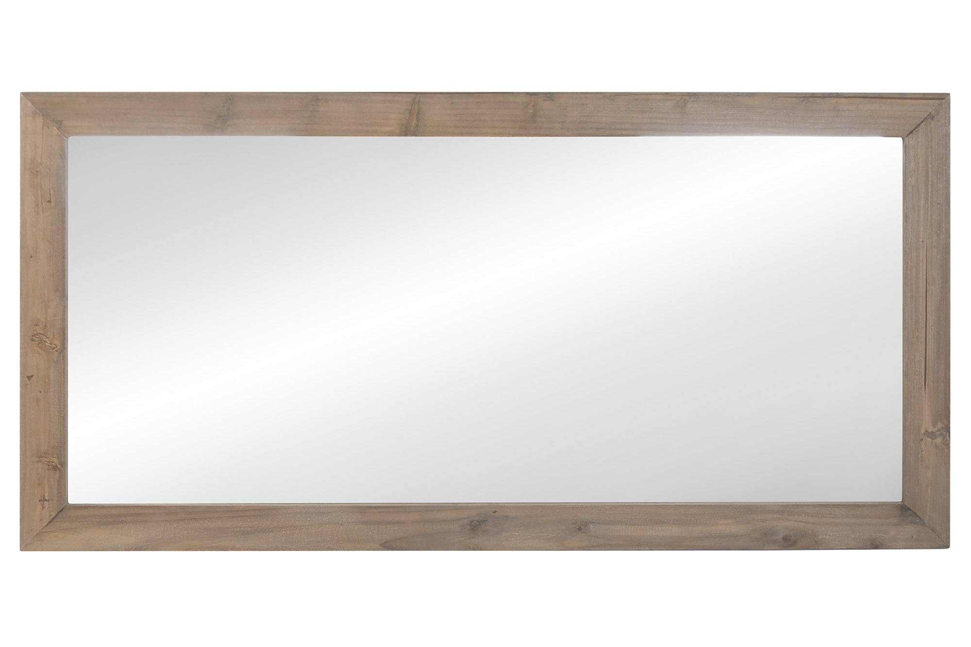 ESPEJO MADERA RECICLADA PINO 160X3X80 MARRON