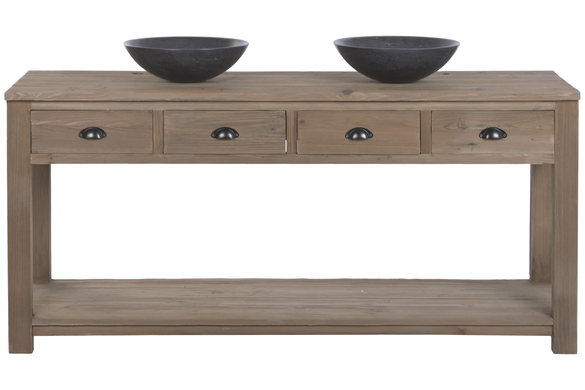 MUEBLE DE BAÑO MADERA RECICLADA PINO 165X50X90