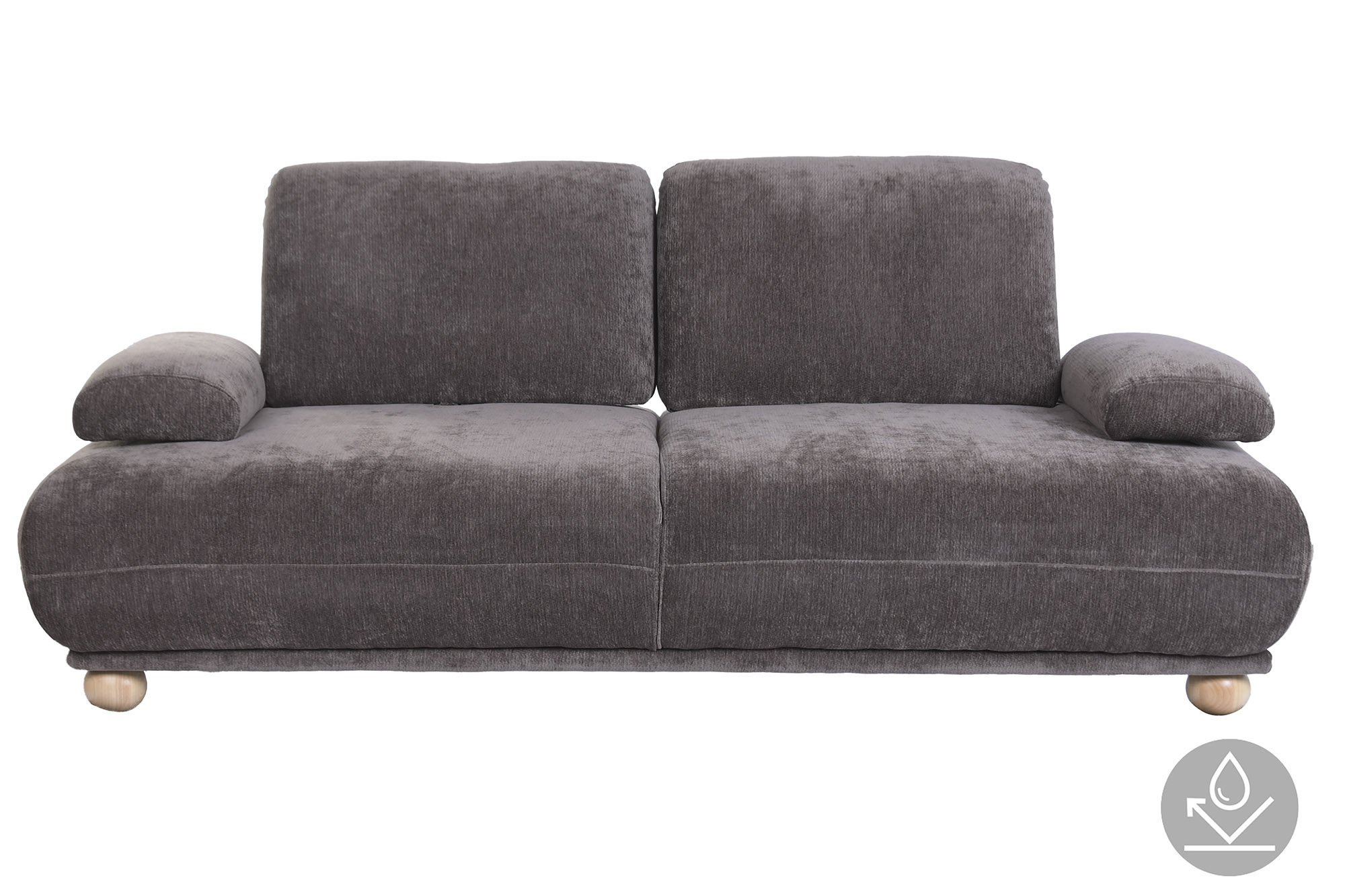 SOFA POLIESTER 220X110X95 RESPALDO Y BRAZOS ABATIB