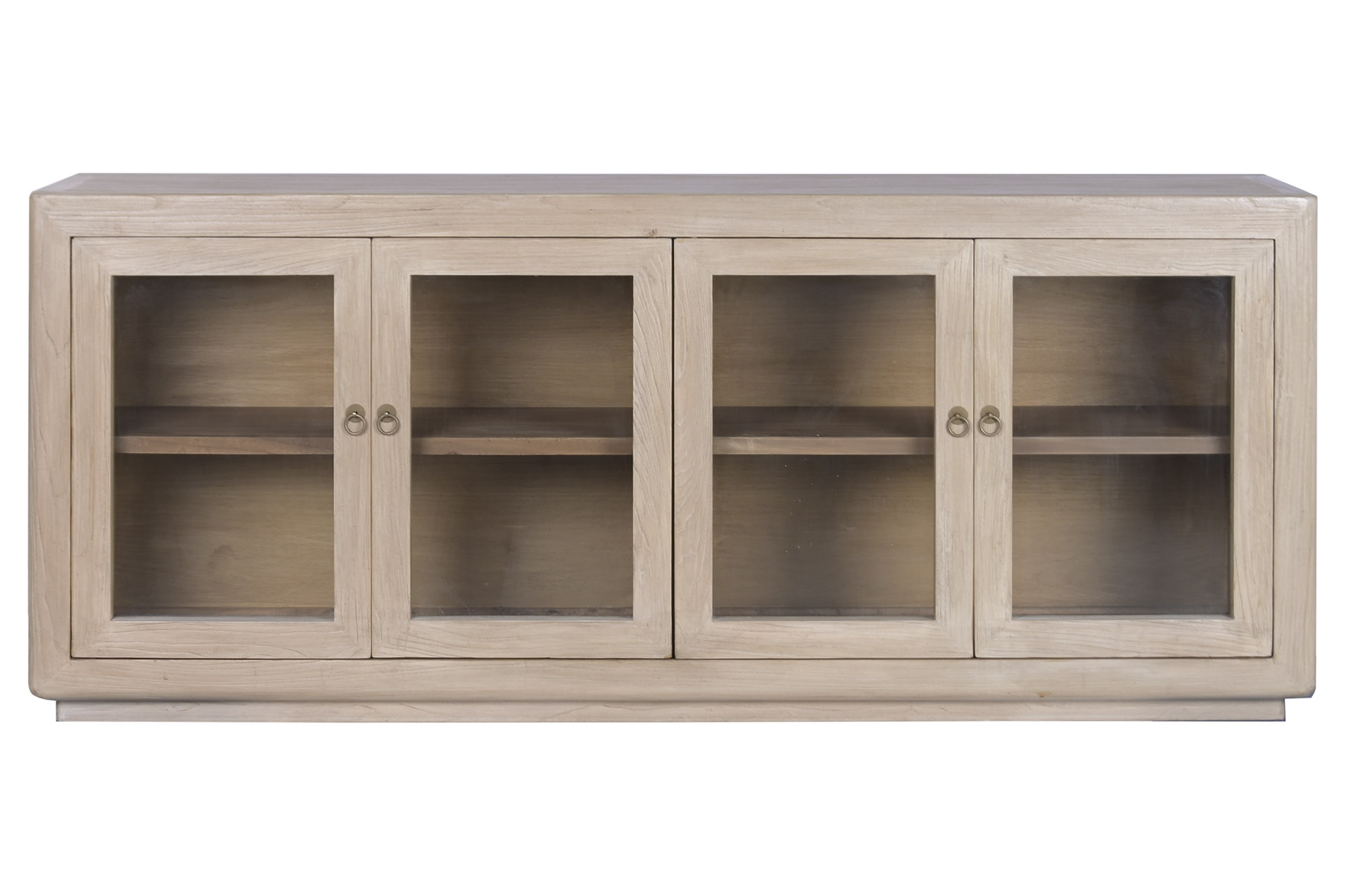 BUFFET OLMO MACIZO CRISTAL 200X44X85 NATURAL