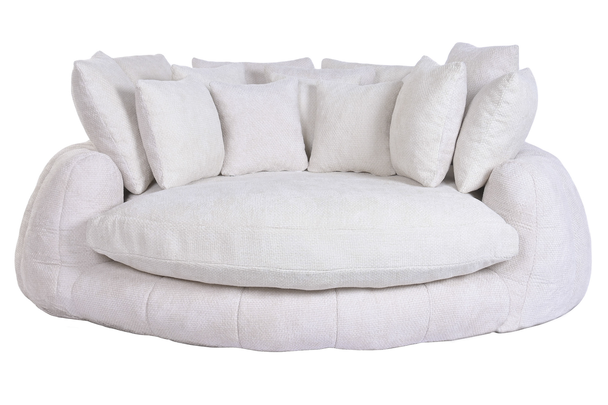 SOFA POLIESTER ESPUMA 182X167X52,5 CON COJINES