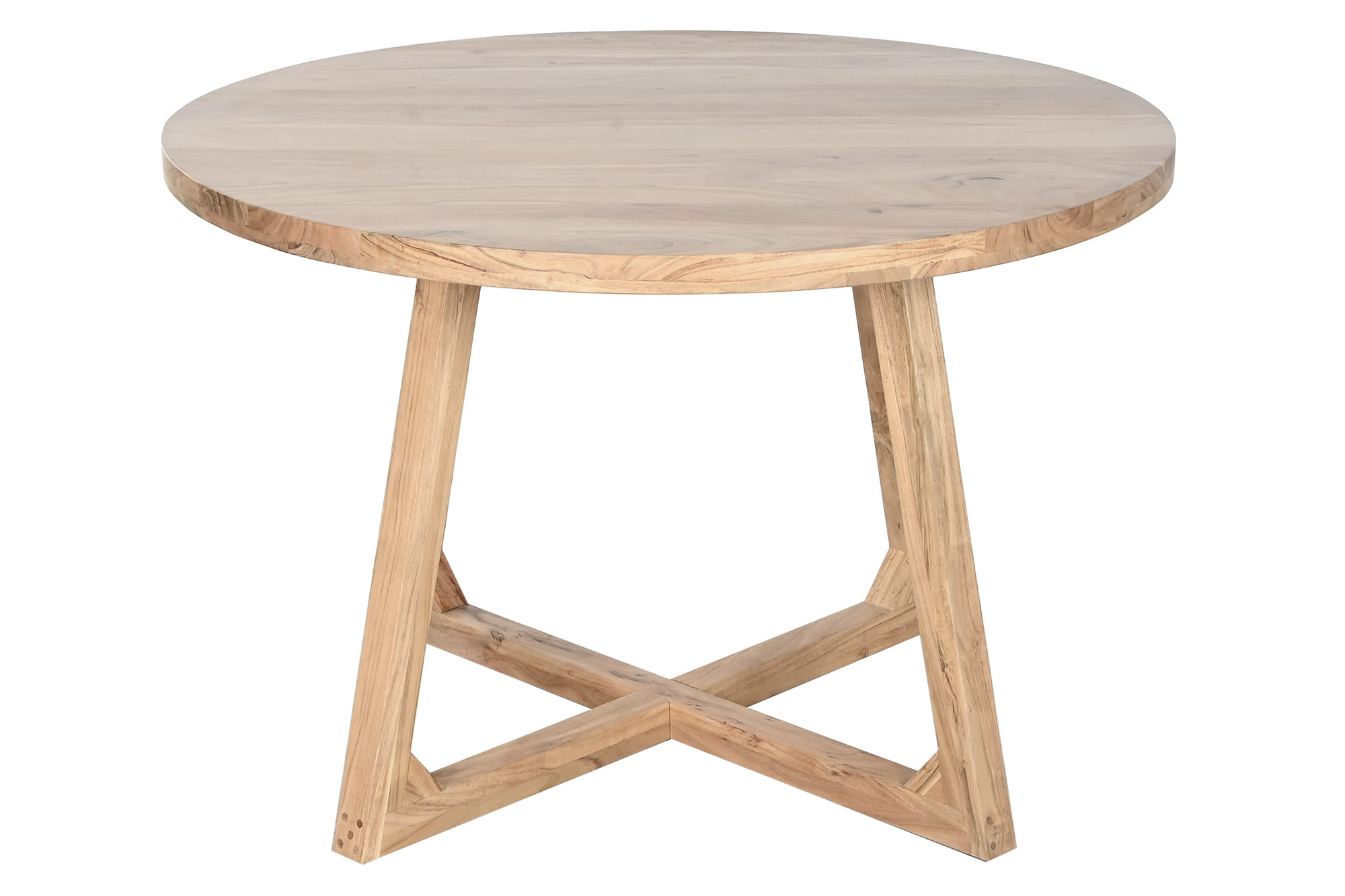 MESA REDONDA COMEDOR ACACIA 140X140X76