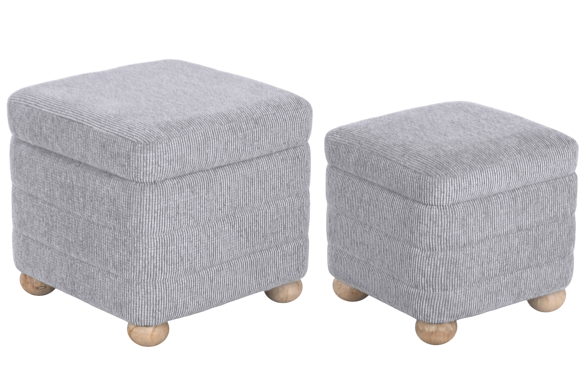 REPOSAPIES SET 2 POLIESTER 43X43X40 ALMACENAJE INT