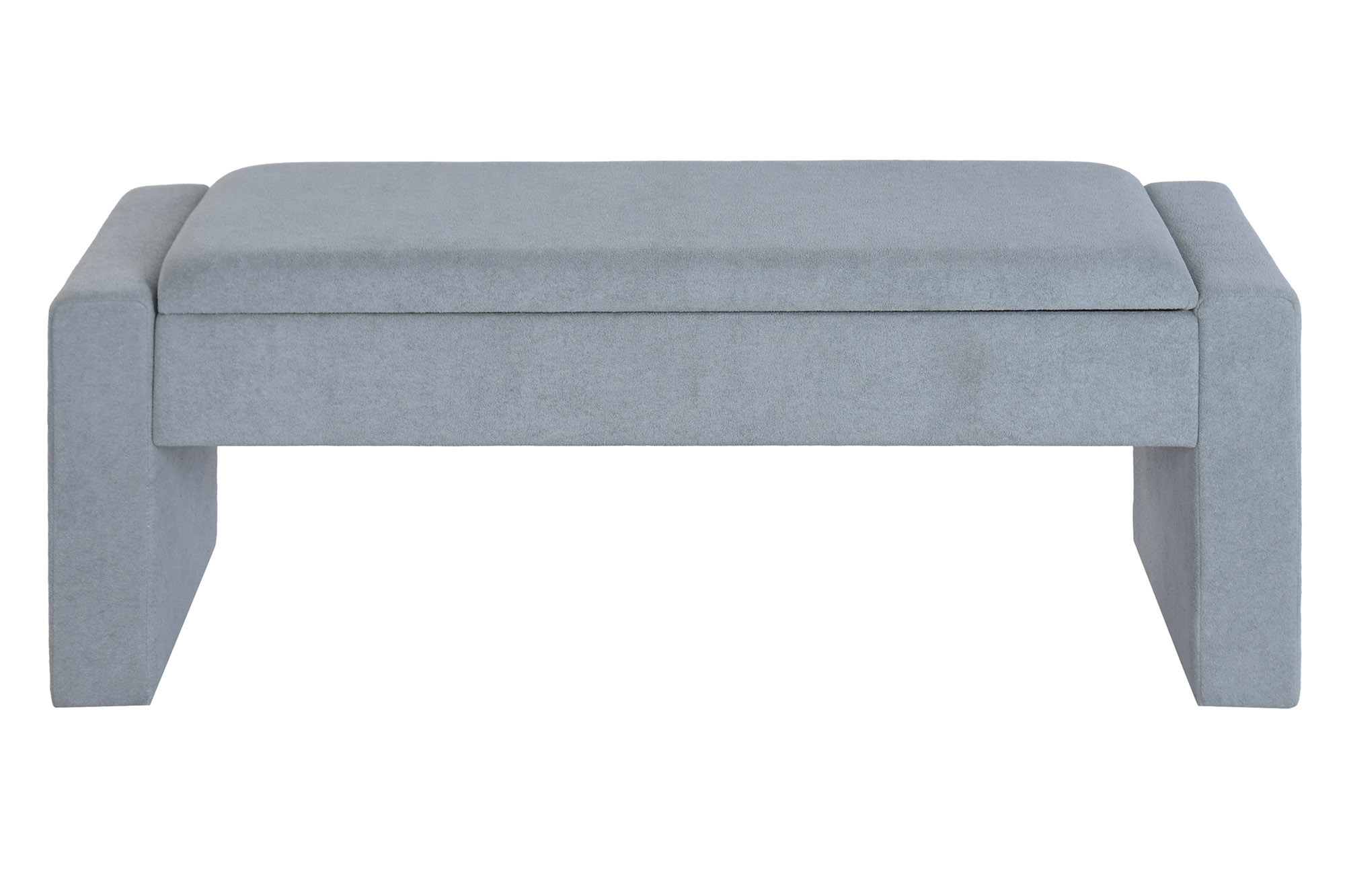 DESCALZADORA CHENILLA MADERA 117X43X45 KD CON TAPA