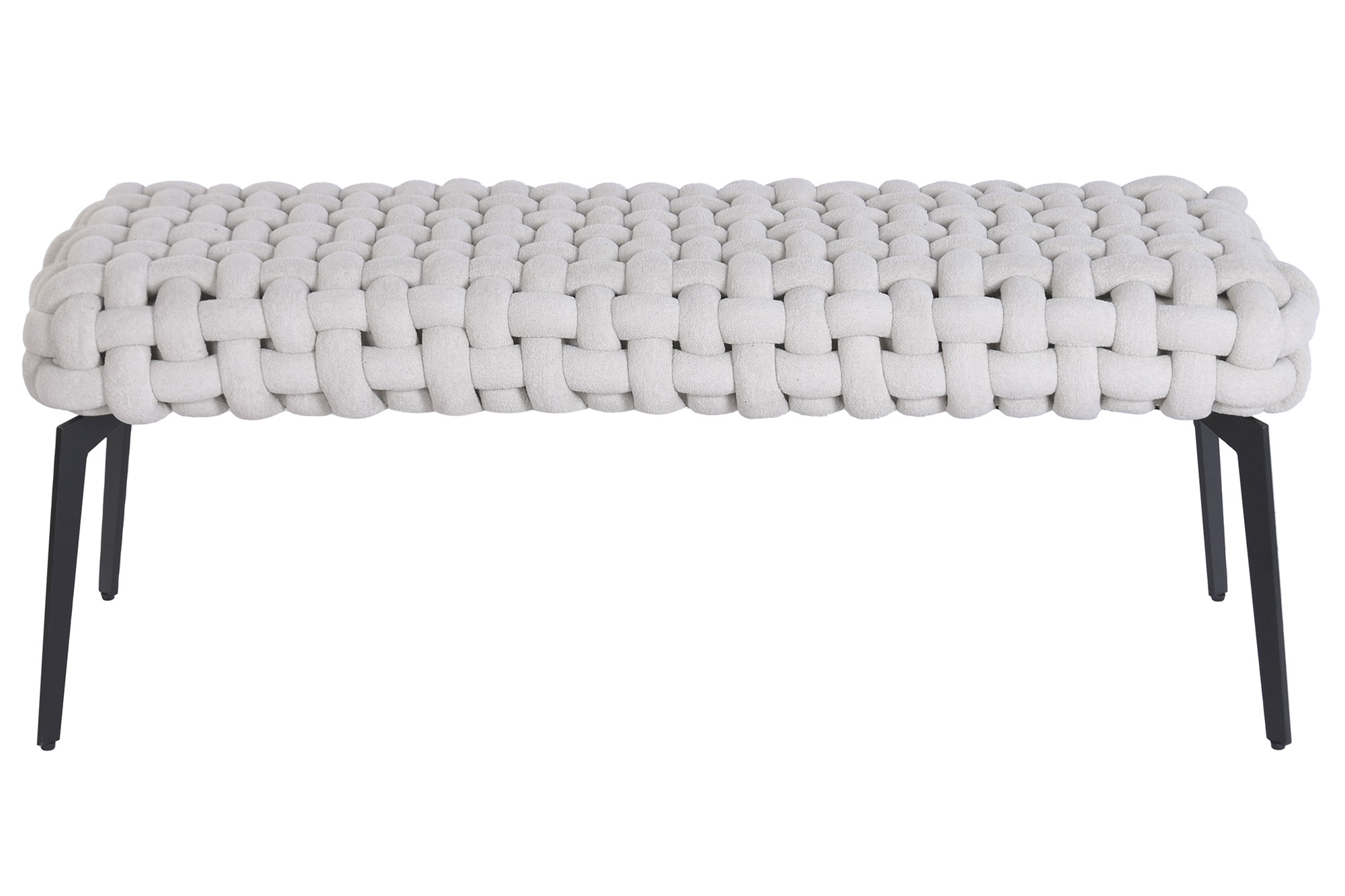 DESCALZADORA POLIESTER METAL 127X48X50 NUDOS BEIGE
