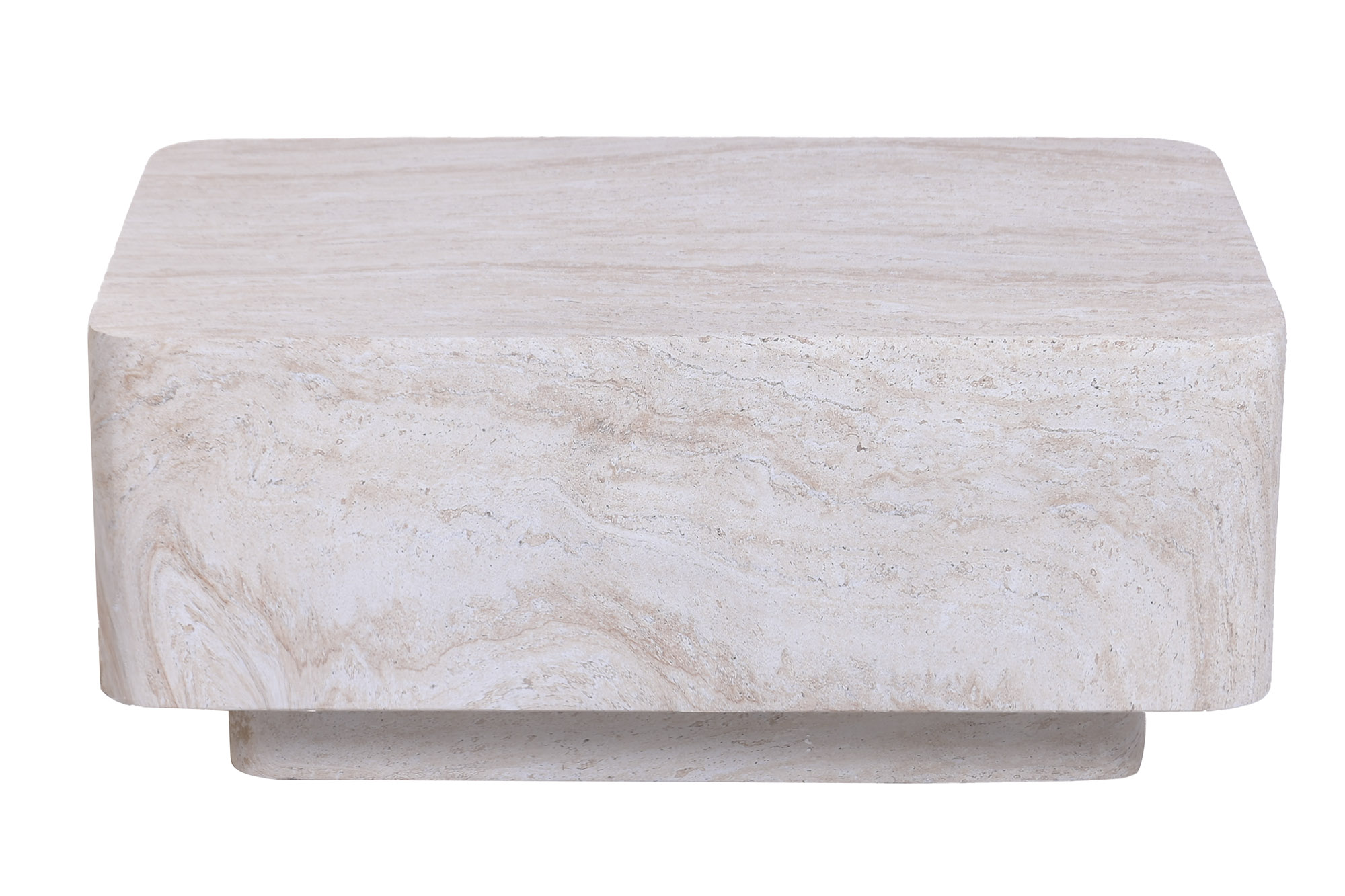 MESA CENTRO MAGNESIA 90X60X40 SIMIL MARMOL CRUDO
