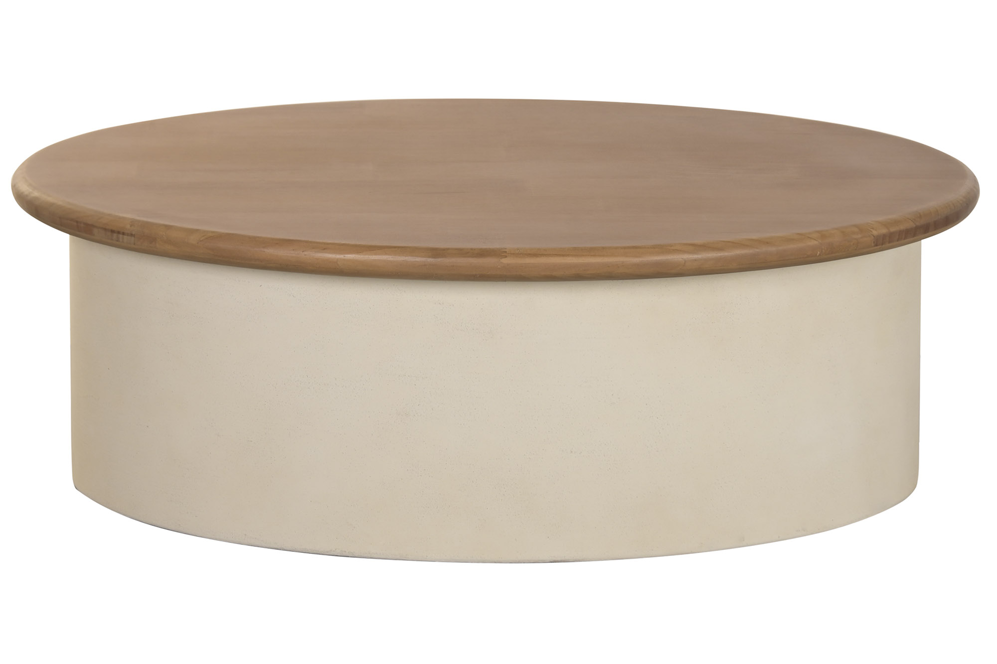 MESA CENTRO MDF ABETO 100X60X35 CREMA