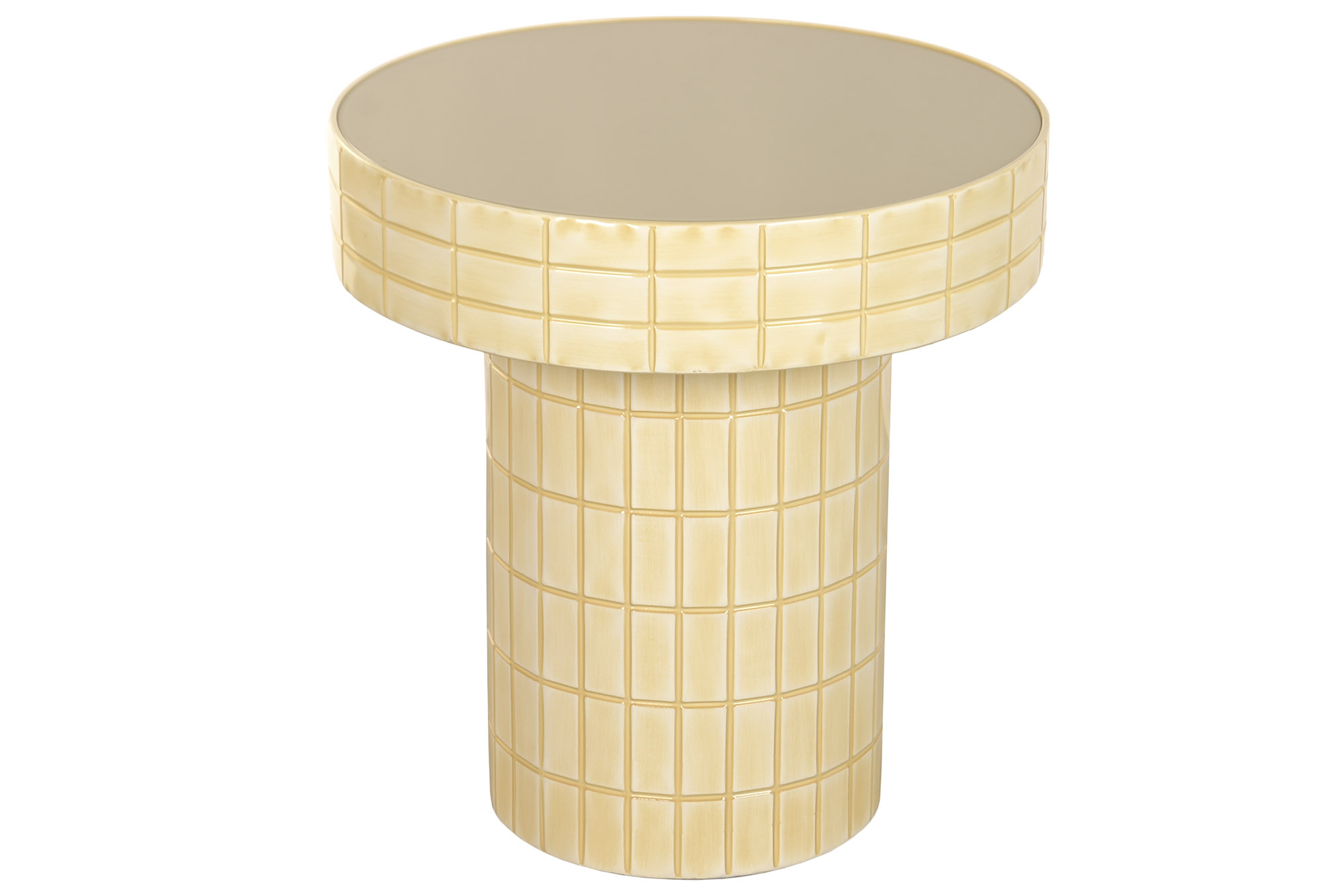 MESITA AUXILIAR METAL 48X48X51 MOSAICO