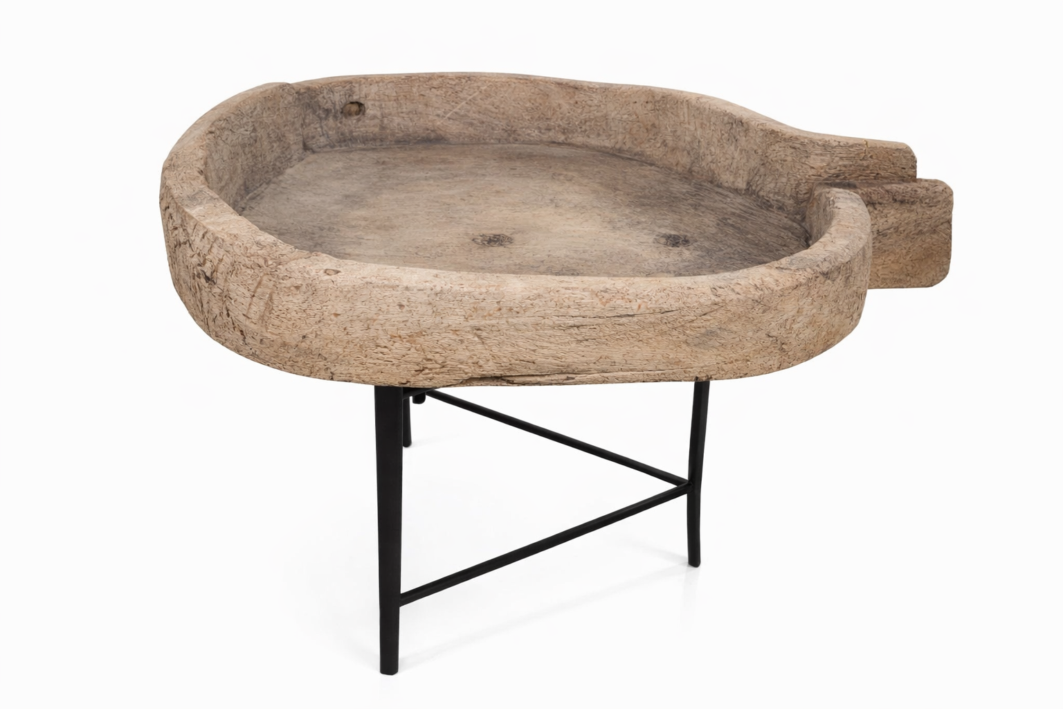 MESITA AUXILIAR MADERA METAL 80X66X61