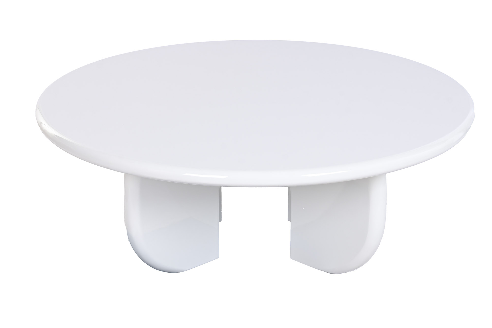 MESA CENTRO MDF MELAMINA 110X110X39 LACADO