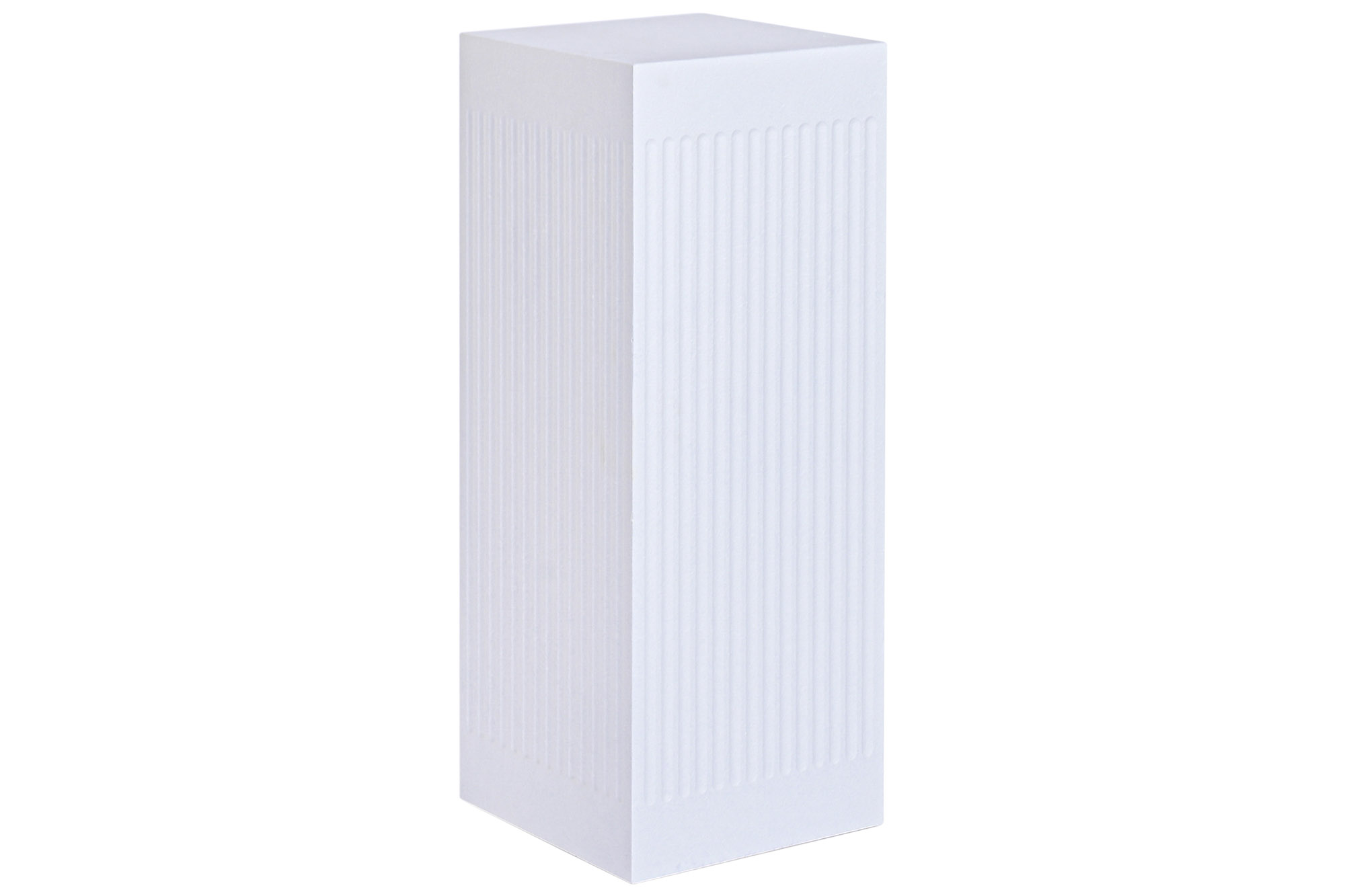 PEDESTAL RESINA 30X30X80 BLANCO