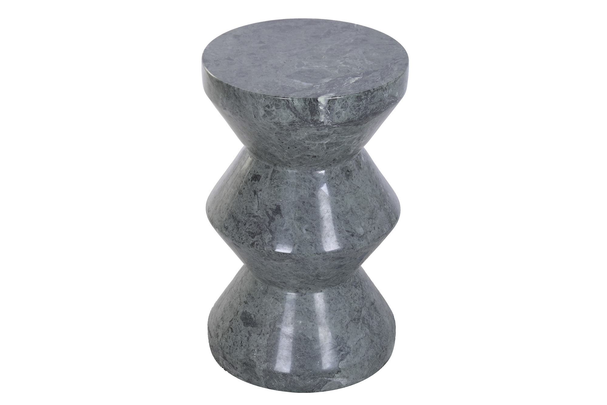 MESITA AUXILIAR MARMOL 28X28X45 VERDE