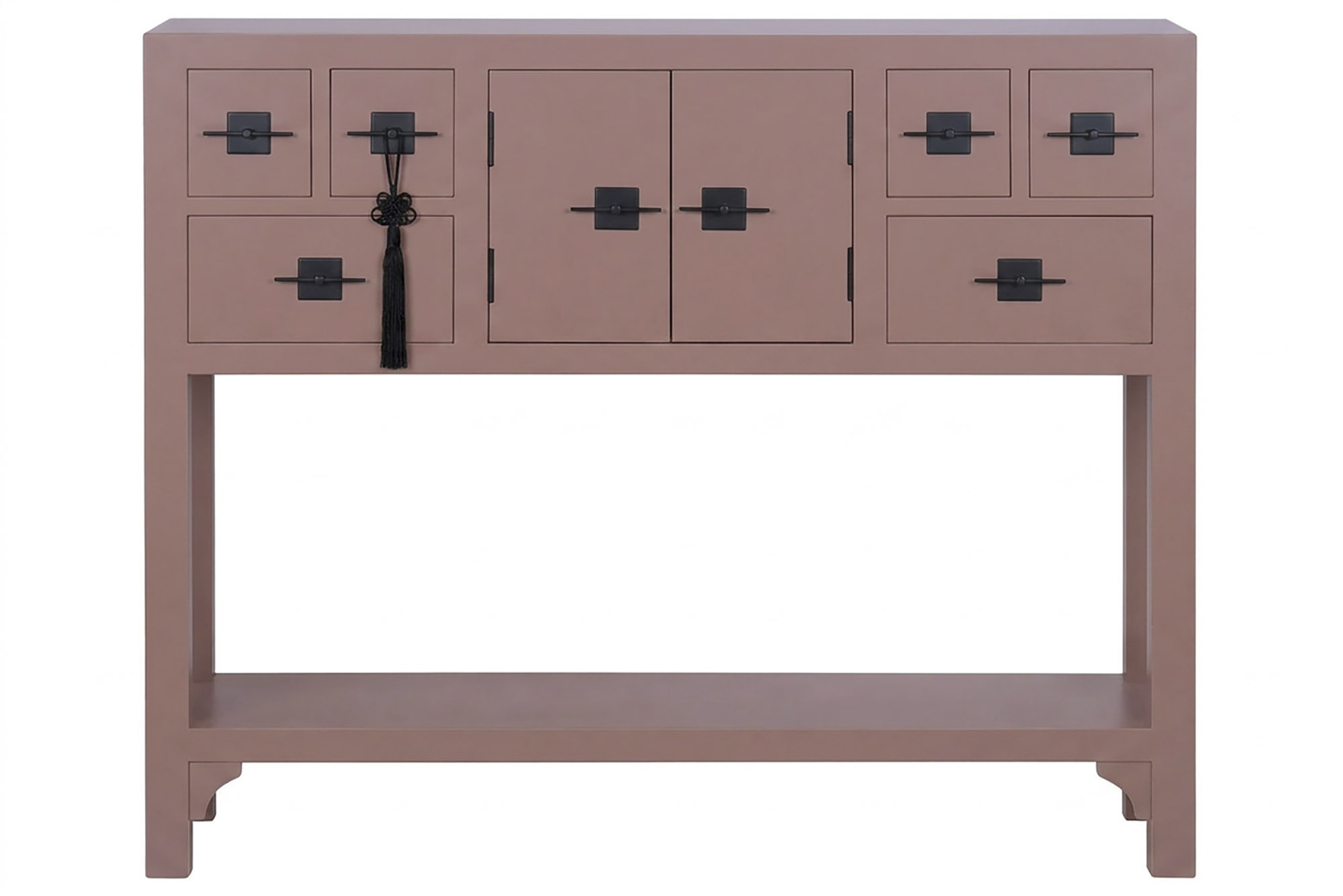 CONSOLA ABETO MDF 95X25X79 ORIENTAL MOKA