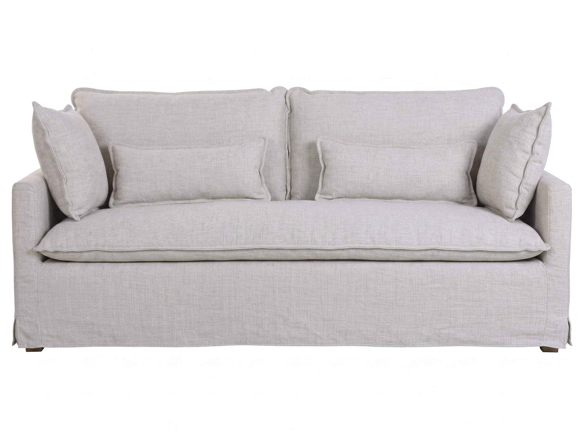 SOFA LINO POLIESTER 213X111X85 DESENFUNDABLE TOPO