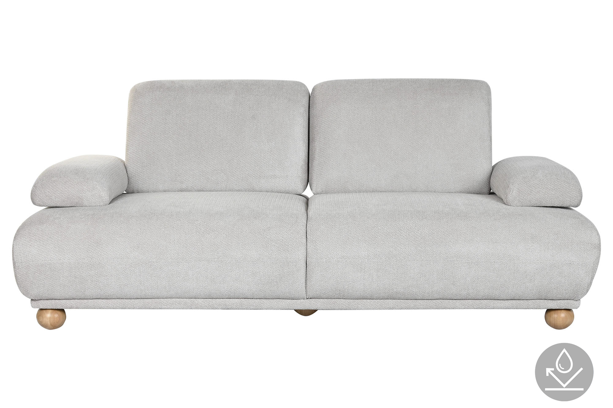 SOFA CAMA POLIESTER 245X125X95 RESPALDO Y BRAZOS A