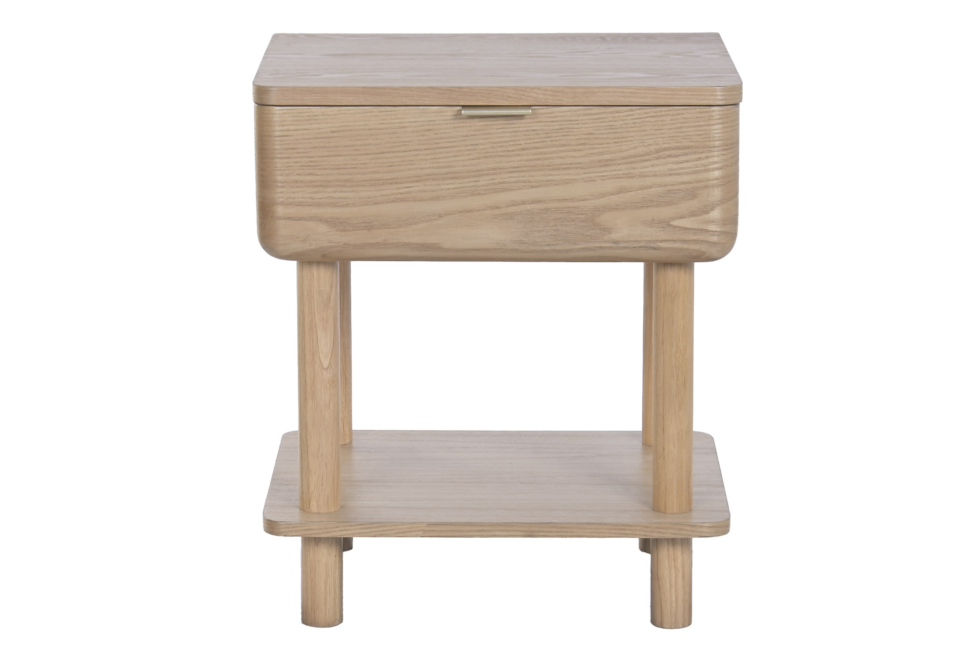 MESITA DE NOCHE ABETO MDF 48X40X56 MARRON