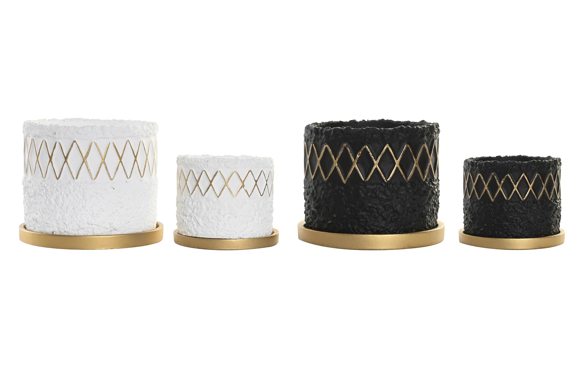 MACETA SET 2 CEMENTO 20X20X18 RUGOSO 2 SURT.