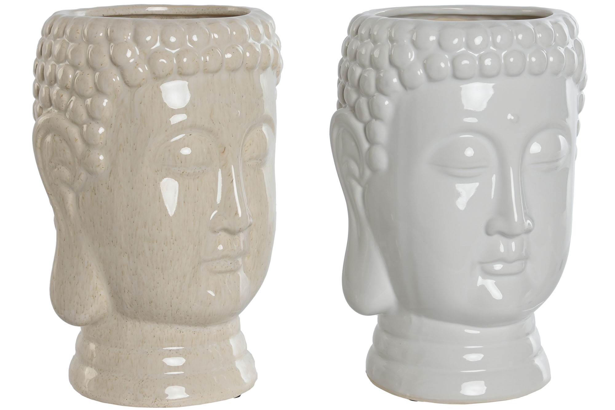 MACETERO CERAMICA 15X15X25 CARA BUDA 2 SURT.