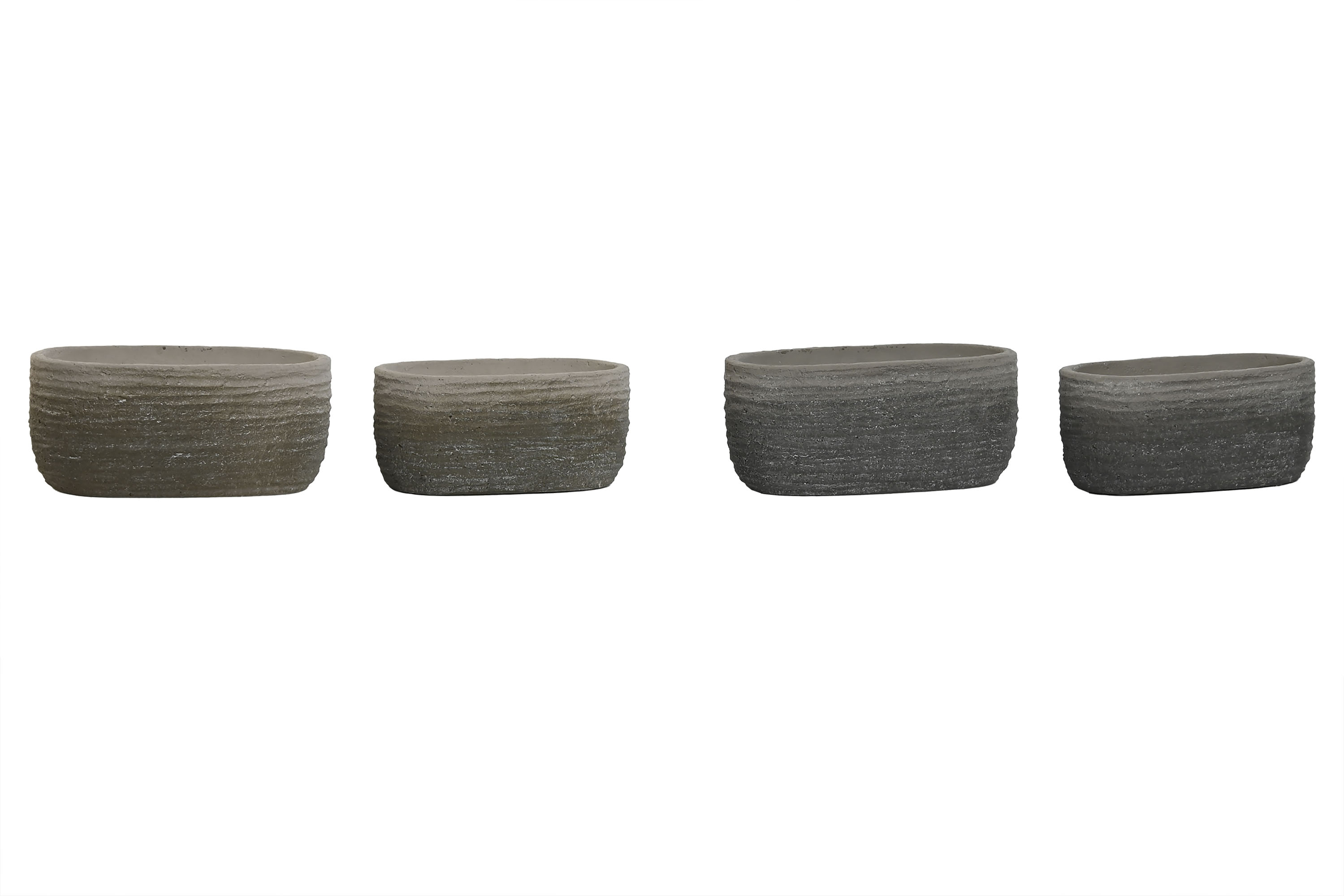 MACETERO SET 2 CEMENTO 24X14X11 DIFUMINADO 2 SURT.
