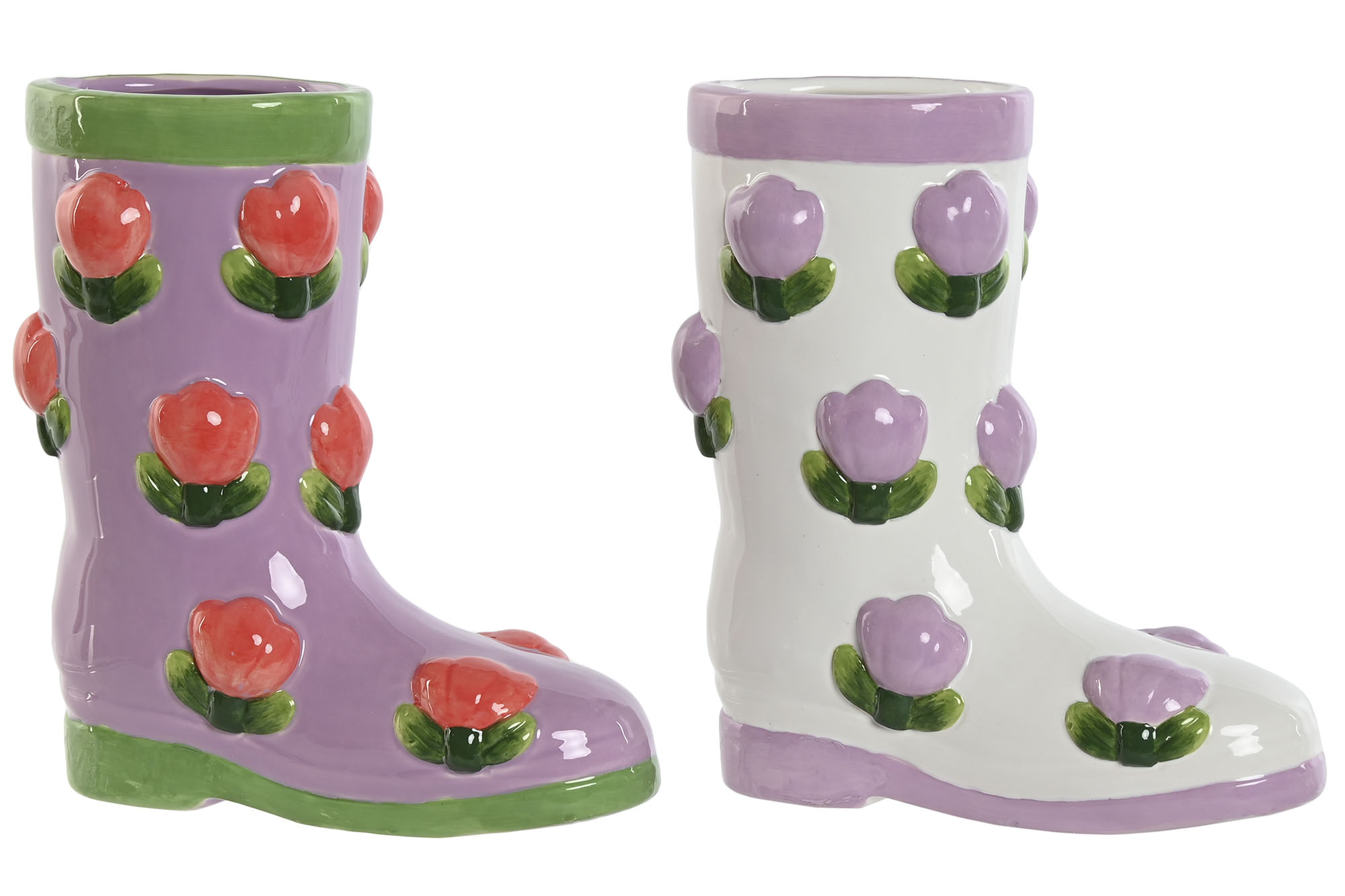 MACETERO DOLOMITE 21X11X22 BOTAS TULIPAN 2 SURT.