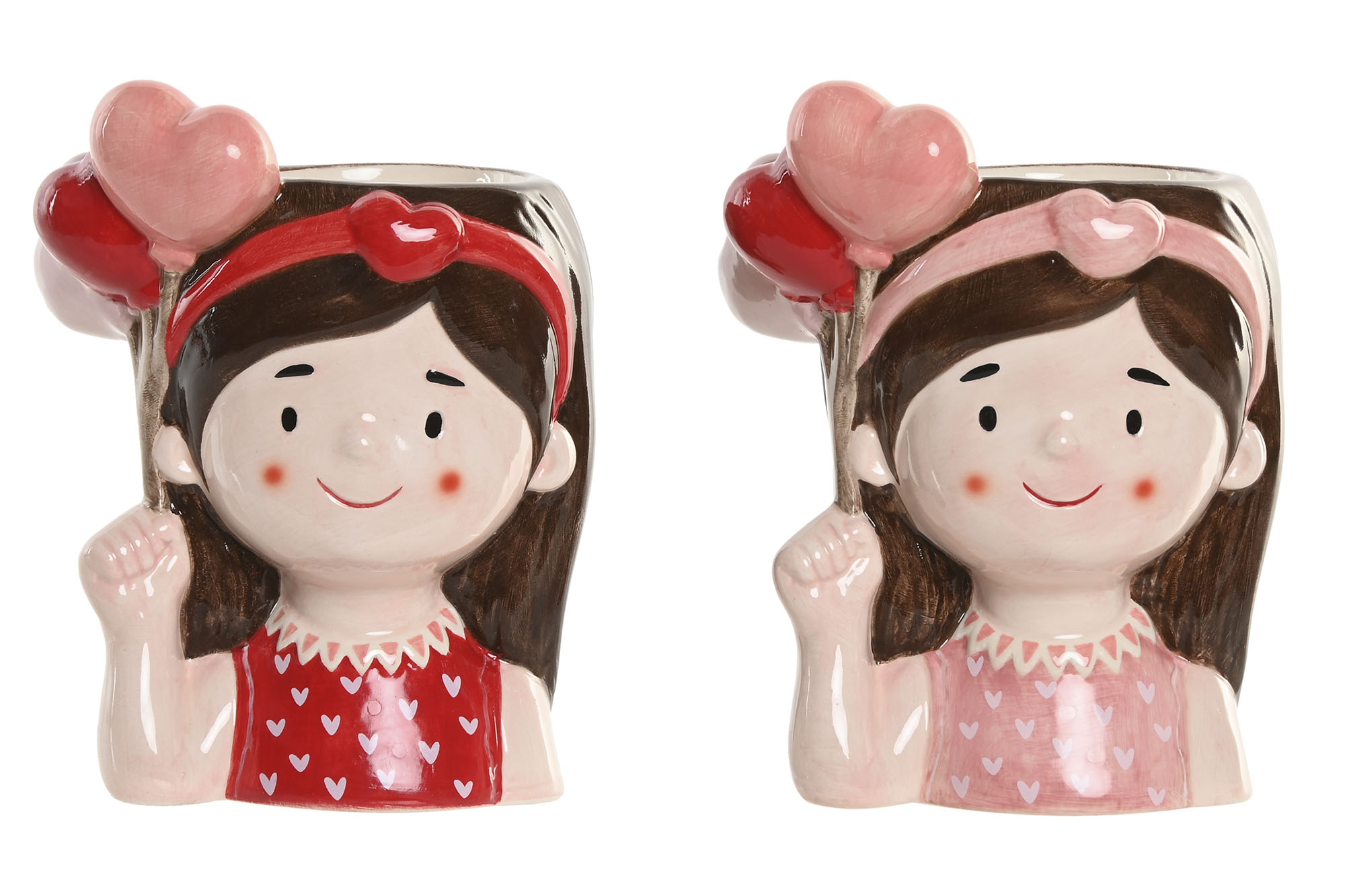 MACETERO CERAMICA 12X9X16 CHICA 2 SURT.