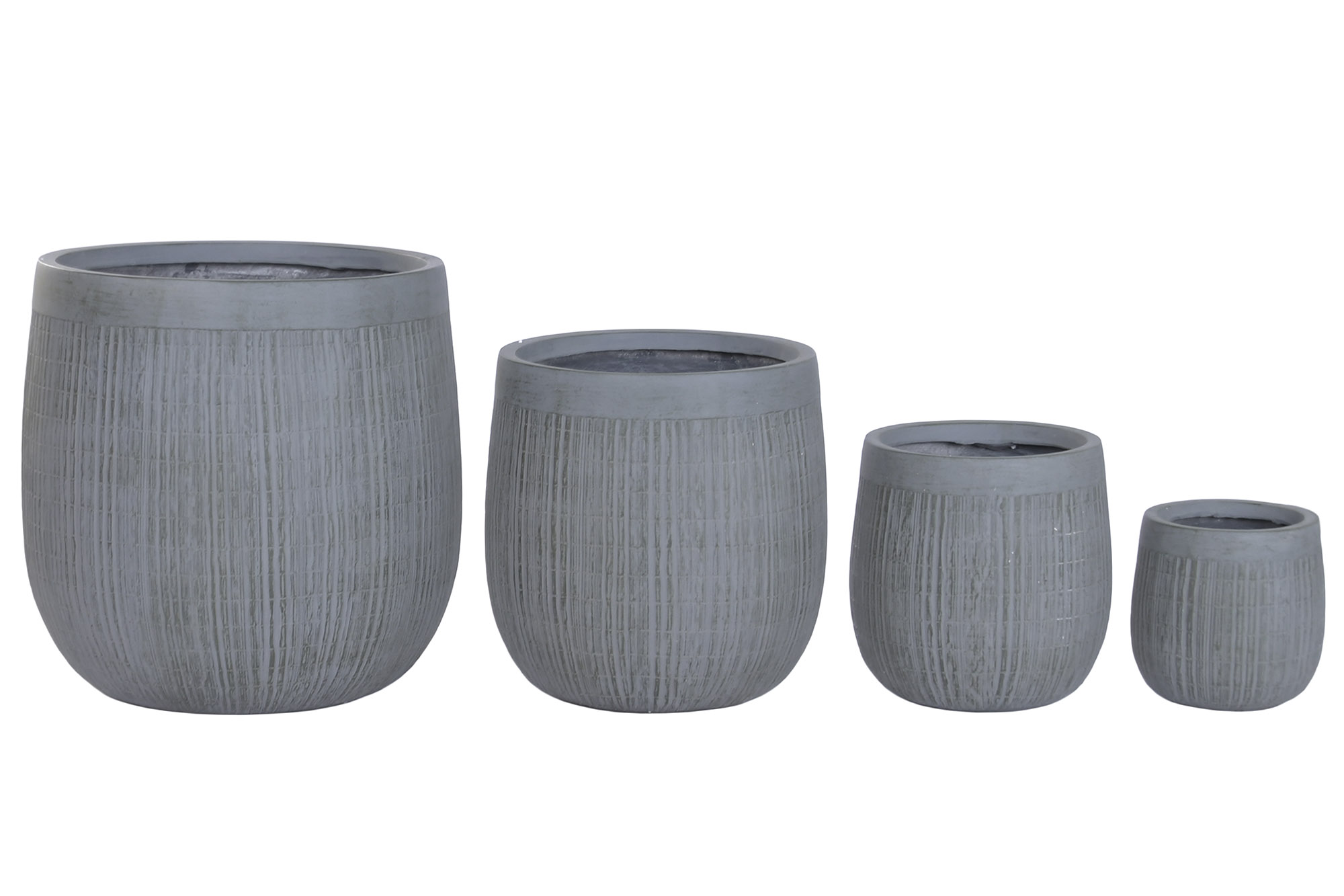 MACETERO SET 4 MAGNESIA FIBRA VIDRIO 50X50X54