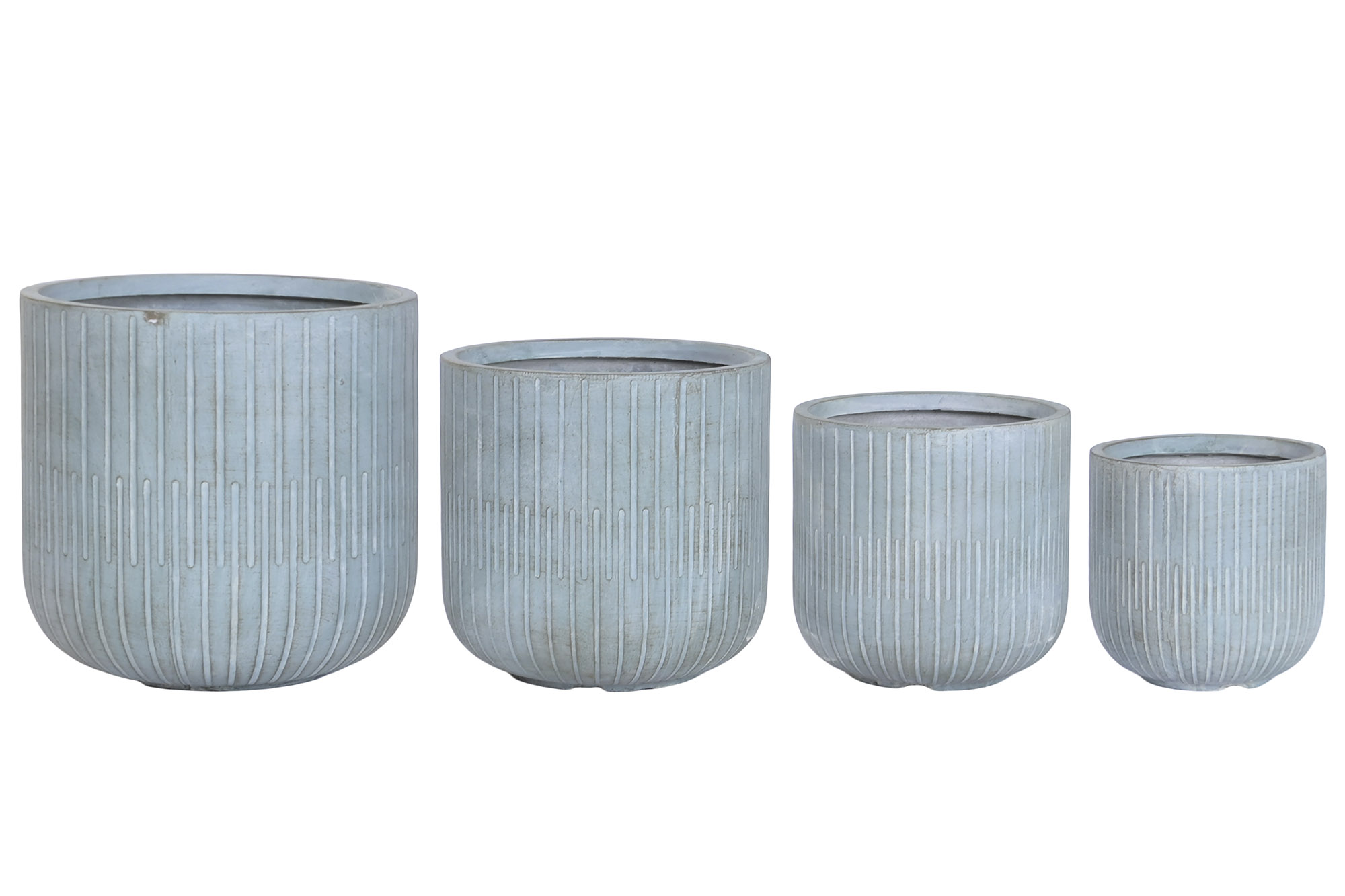 MACETERO SET 4 MAGNESIA FIBRA VIDRIO 44X44X43