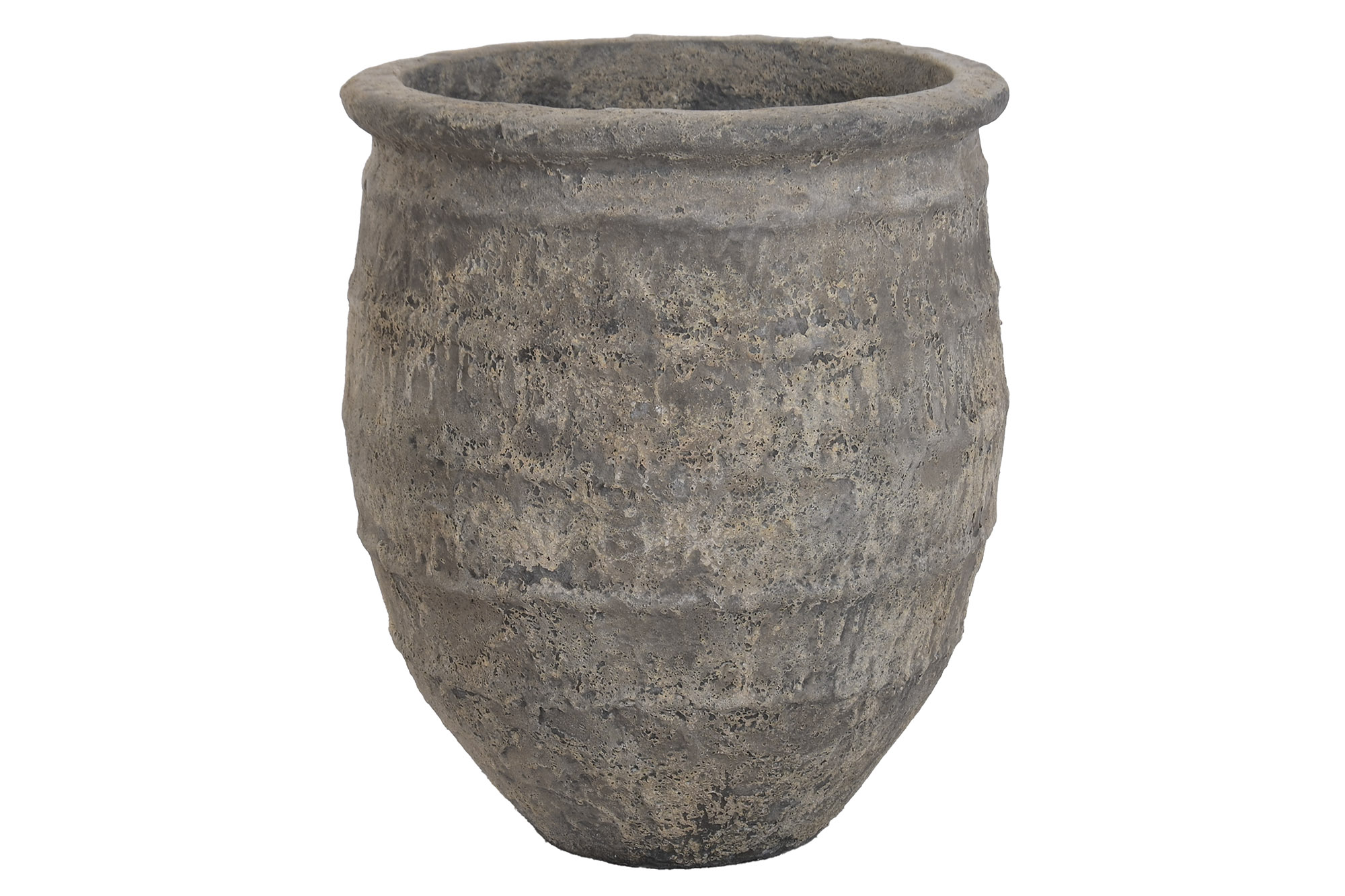 MACETA GRC 60X60X70 ENVEJECIDO MARRON