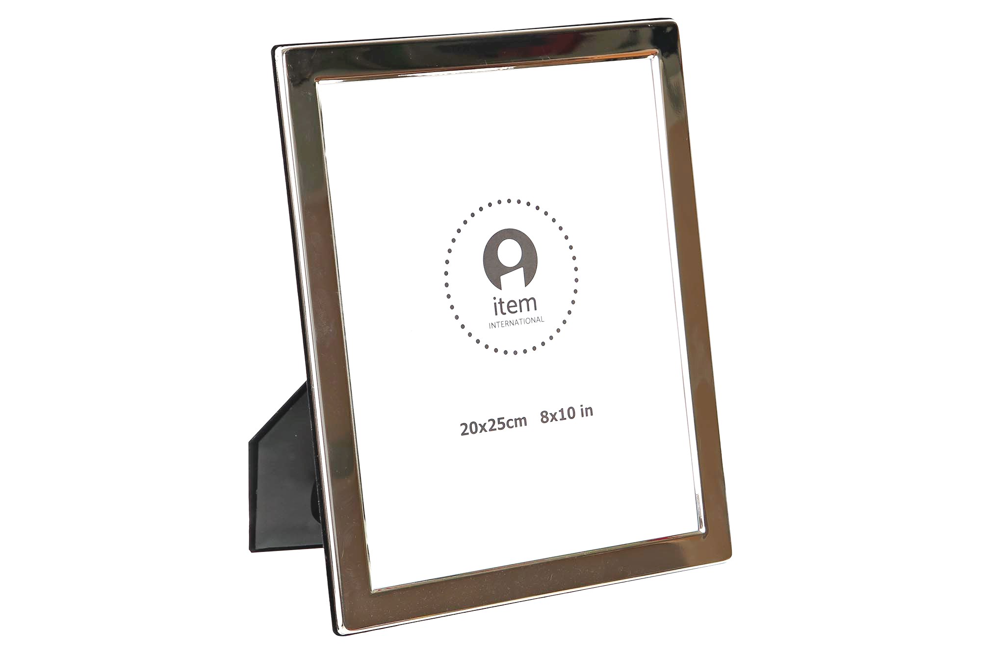 MARCO FOTO 20X25 METAL CRISTAL 23X2X28 PLATEADO