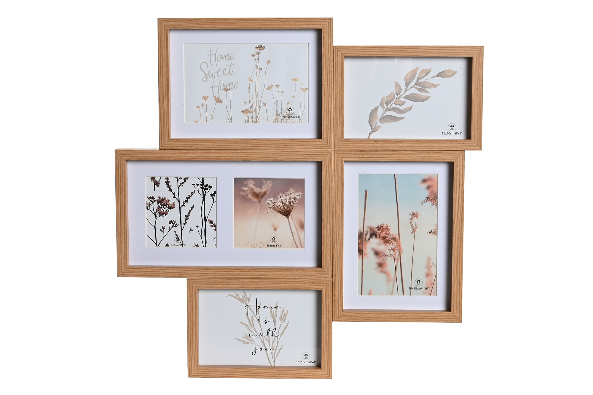MARCO MULTIFOTO MDF CRISTAL 40,5X2X39 5 FOTOS