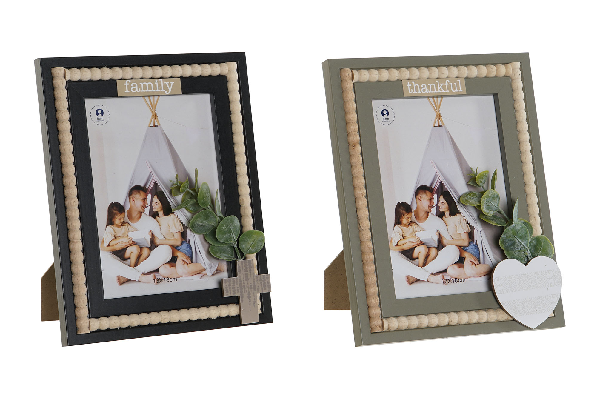 MARCO FOTO 13X18 MDF CRISTAL 19X2X24 2 SURT.