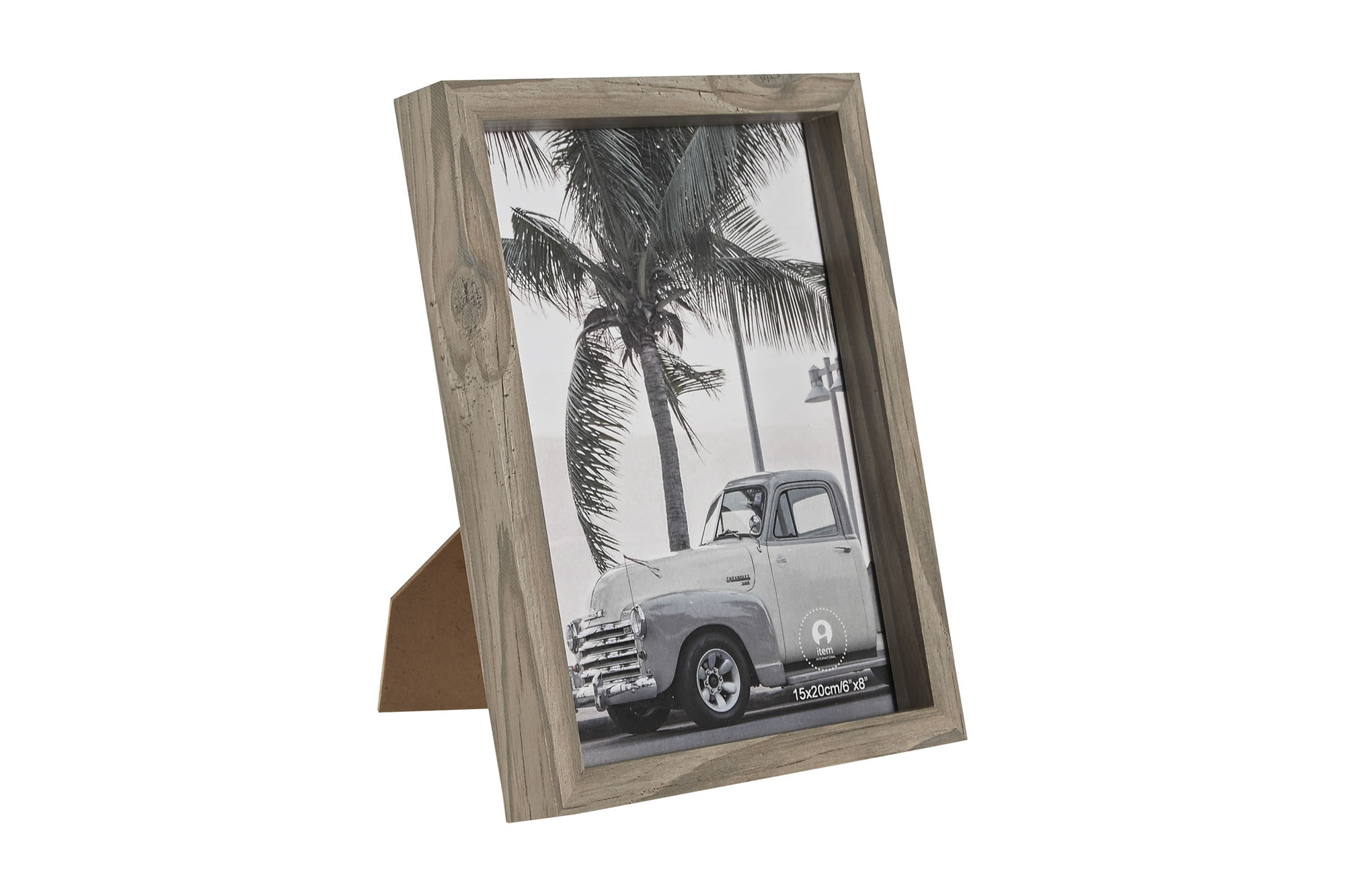 MARCO FOTO 15X20 MDF CRISTAL 16,5X2,5X21,5 GRIS