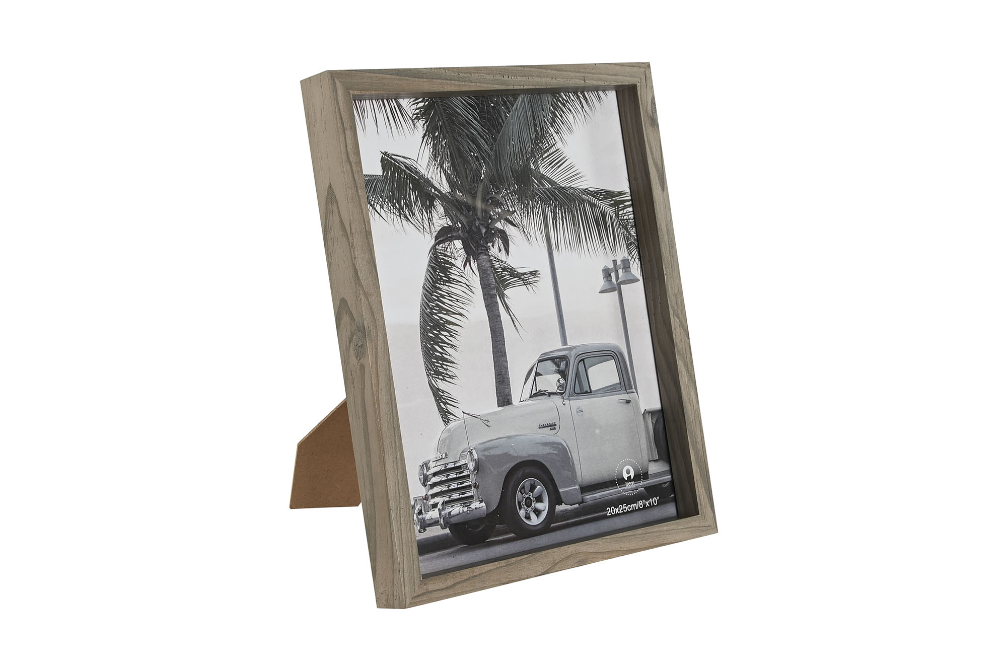 MARCO FOTO 20X25 MDF CRISTAL 21,5X2,5X26,5 GRIS