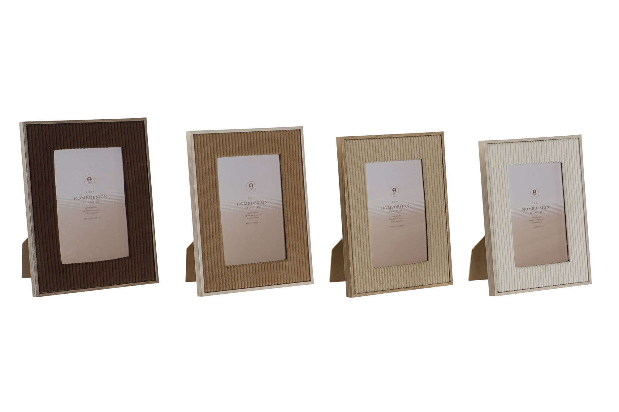 MARCO FOTO 10X15 VELVET CRISTAL 16X2X21 4 SURT.