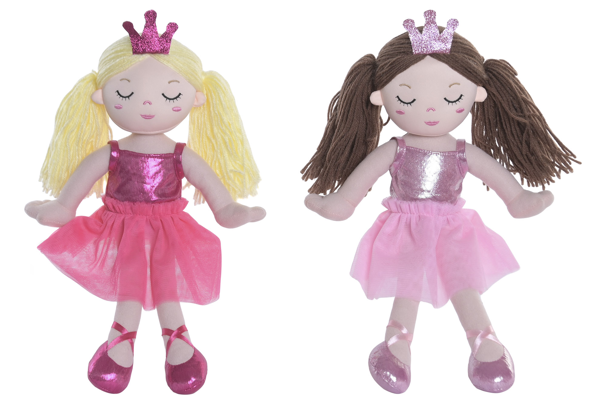 MUÑECA POLIESTER 20X10X40 PRINCESA 2 SURT.