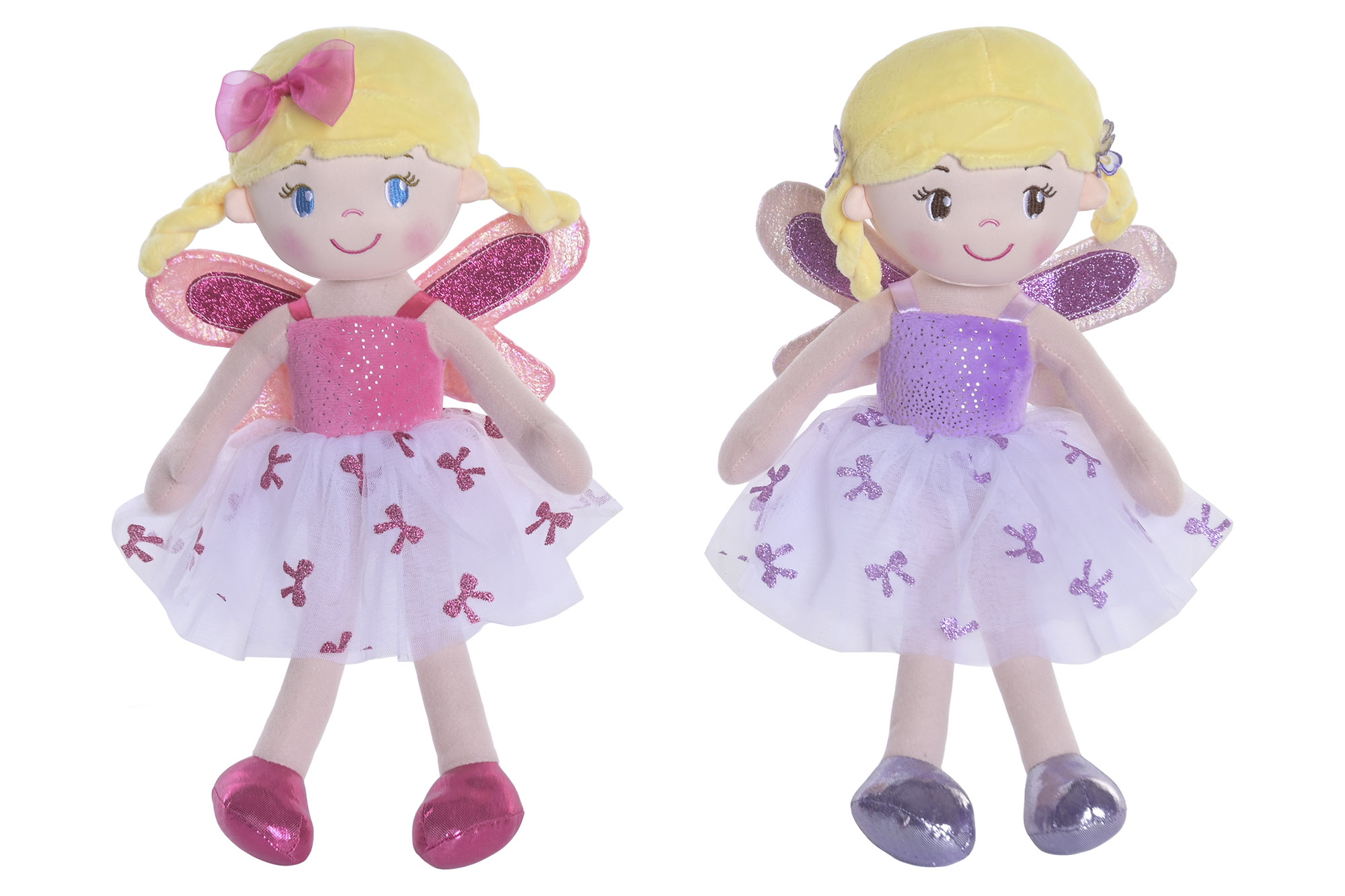 MUÑECA POLIESTER 20X10X40 HADA 2 SURT.