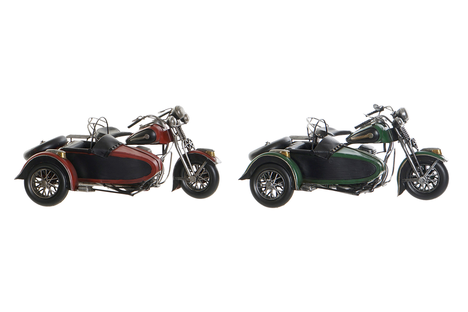 VEHICULO DECORACION METAL 36X24X20 2 SURT.